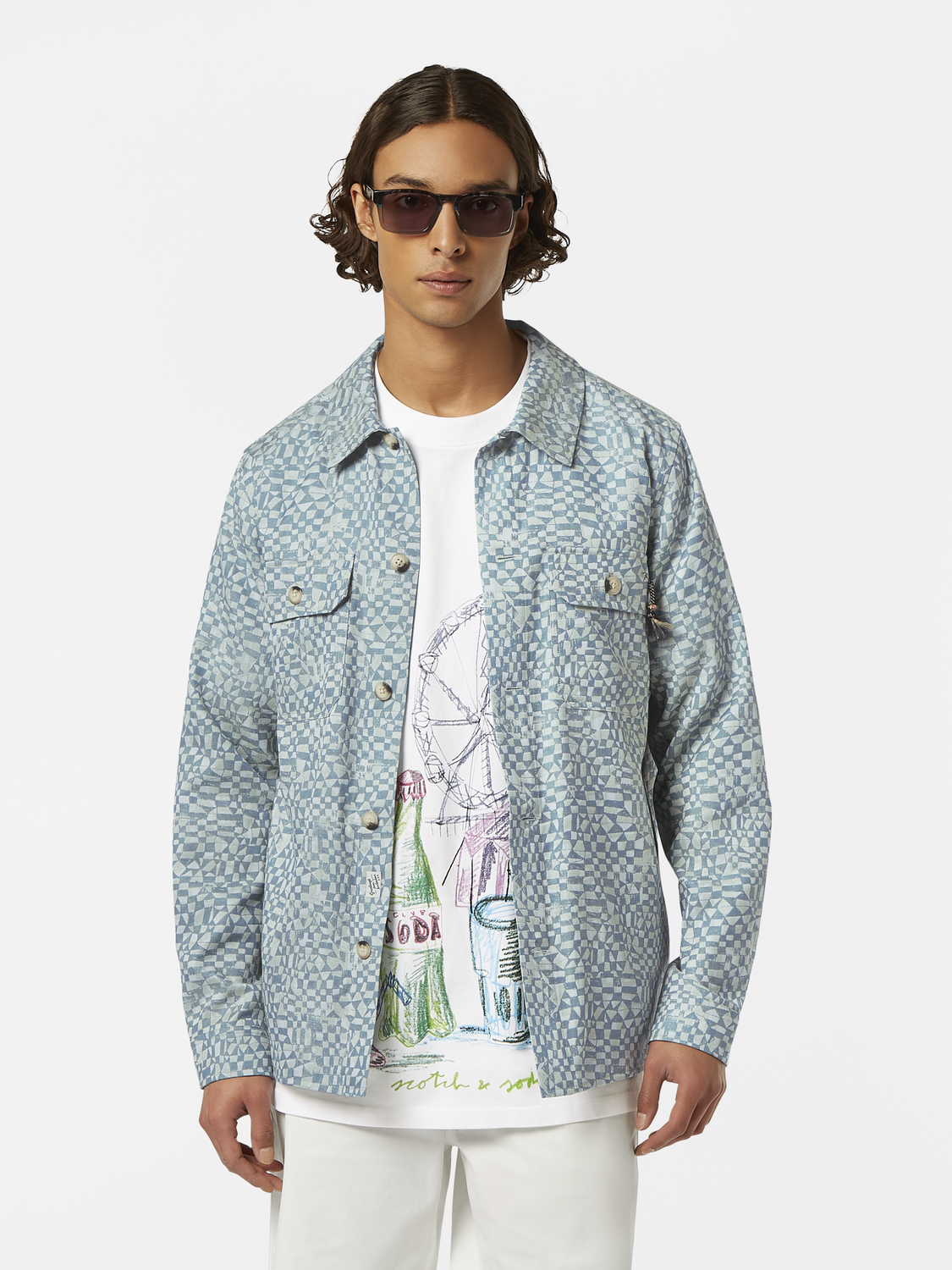 Lightweight Jacquard Overshirt