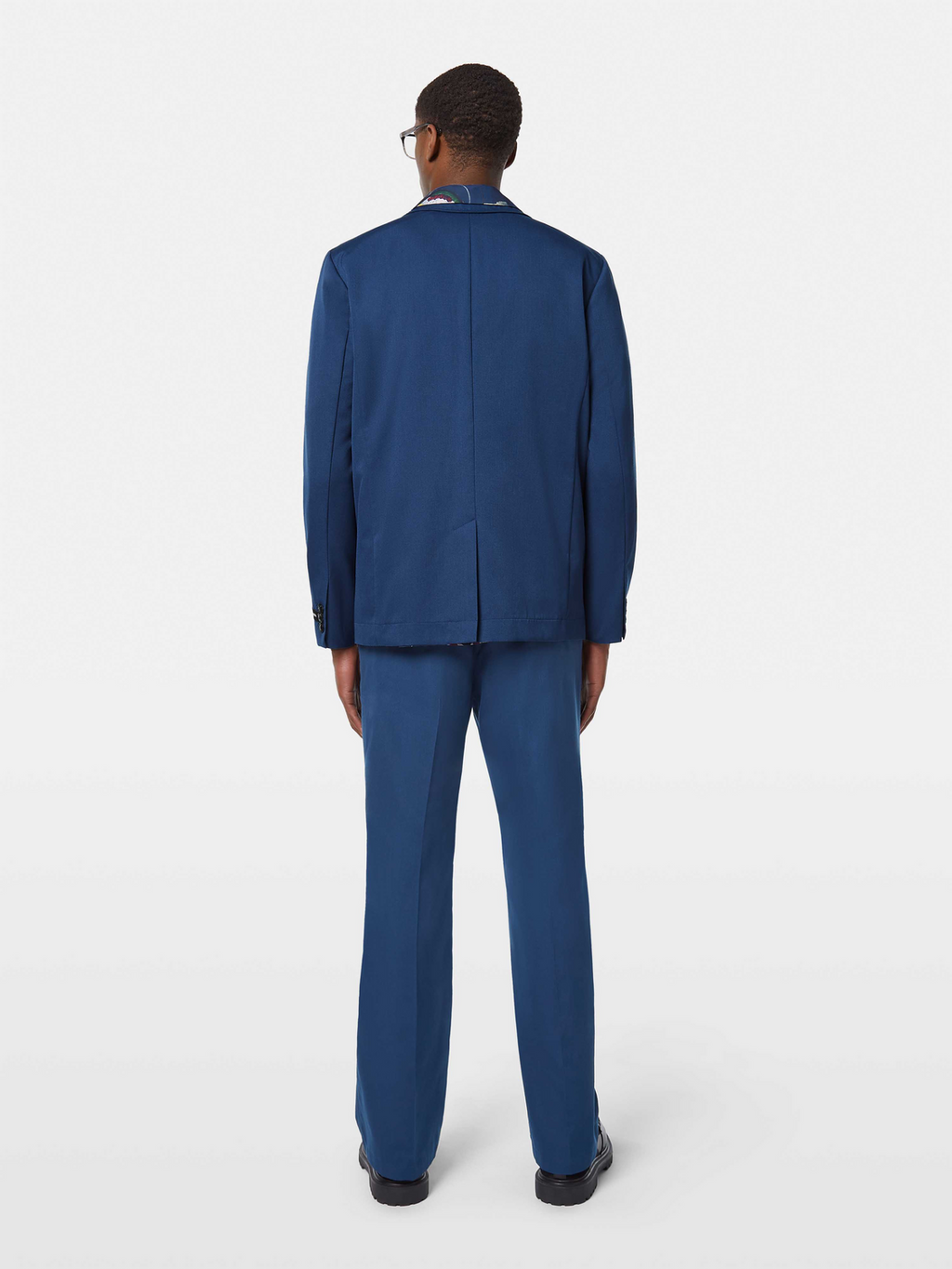 Single-Breasted Relaxed Viscose-Blend Blazer