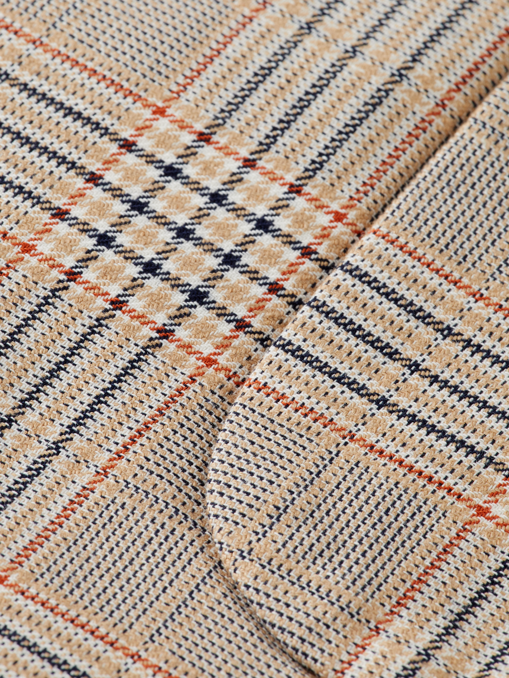 Single-Breasted Cotton-Linen Blend Blazer