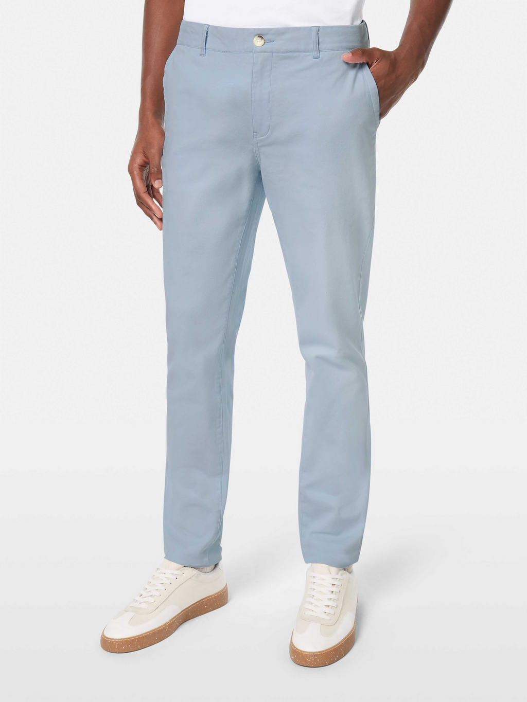 Mott Washed Cotton-Blend Twill Chino