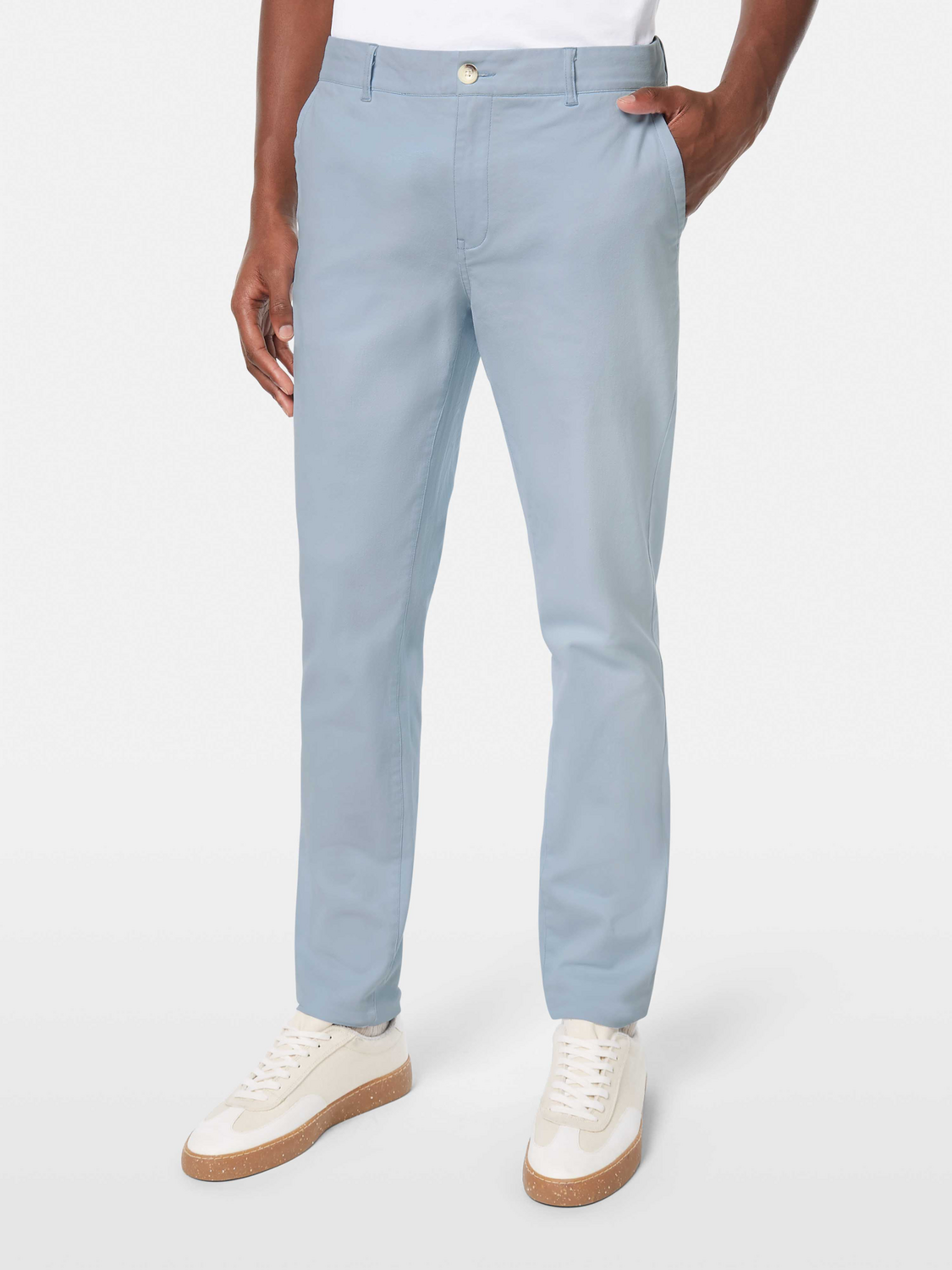 Mott Washed Cotton-Blend Twill Chino