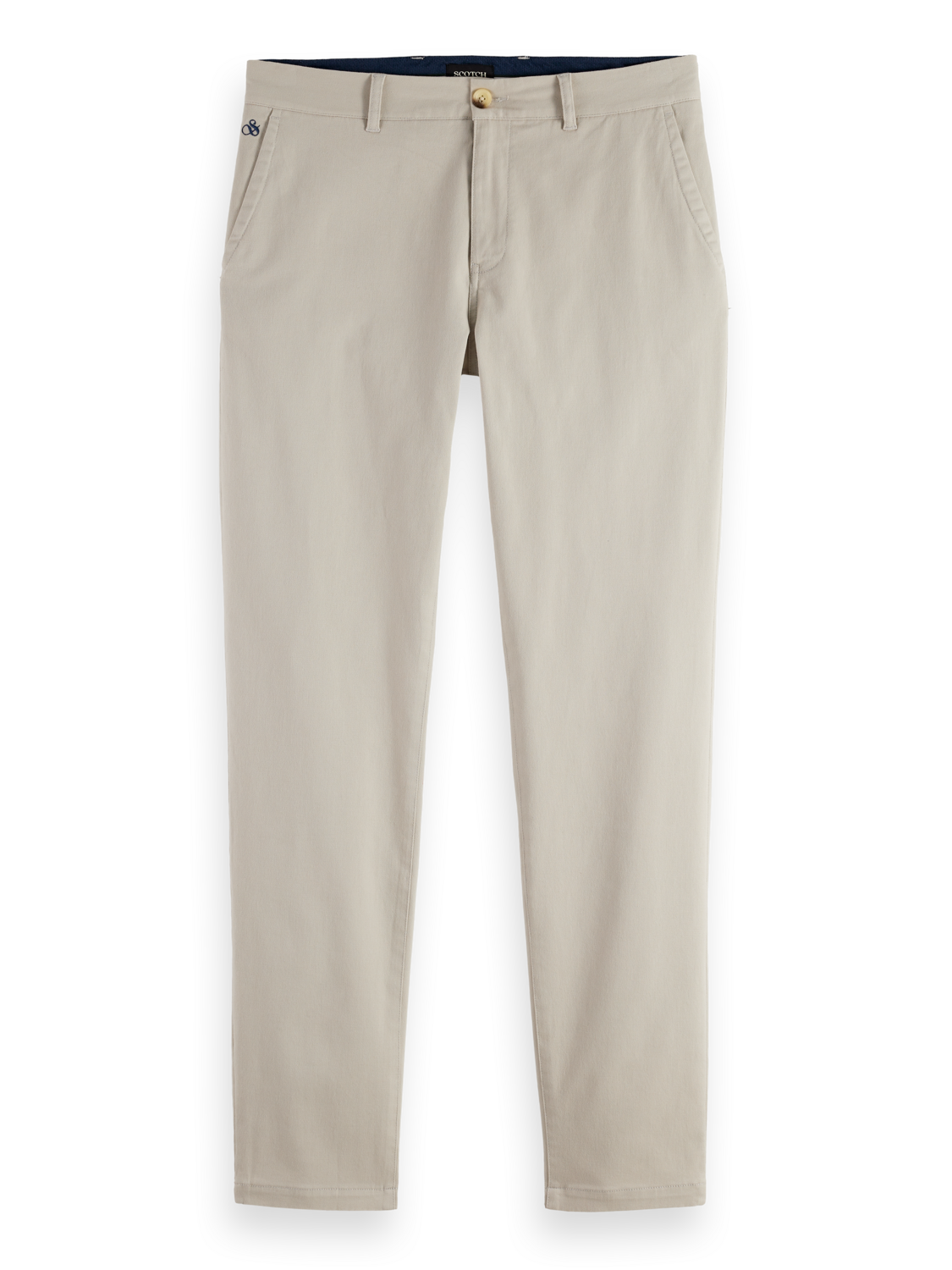 Stuart Washed Cotton-Blend Twill Chino