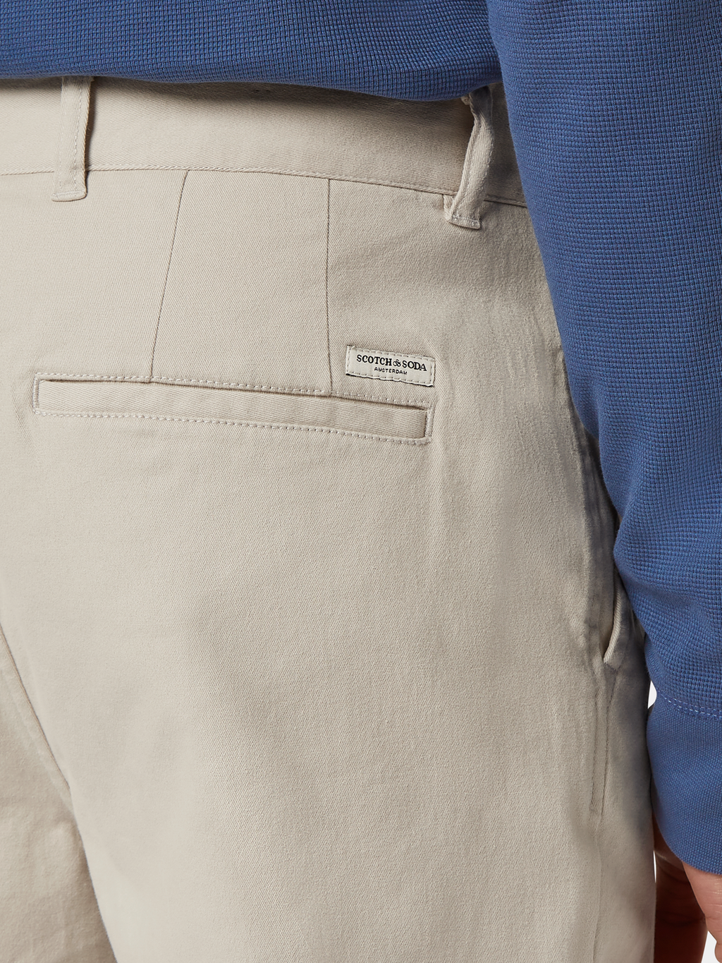 Stuart Washed Cotton-Blend Twill Chino