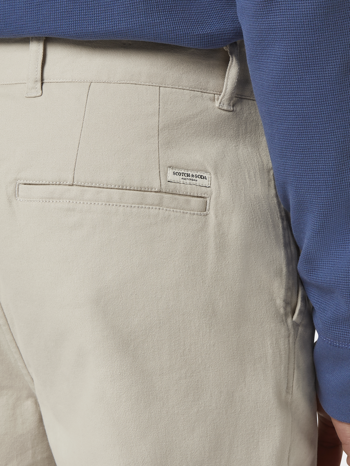 Stuart Washed Cotton-Blend Twill Chino