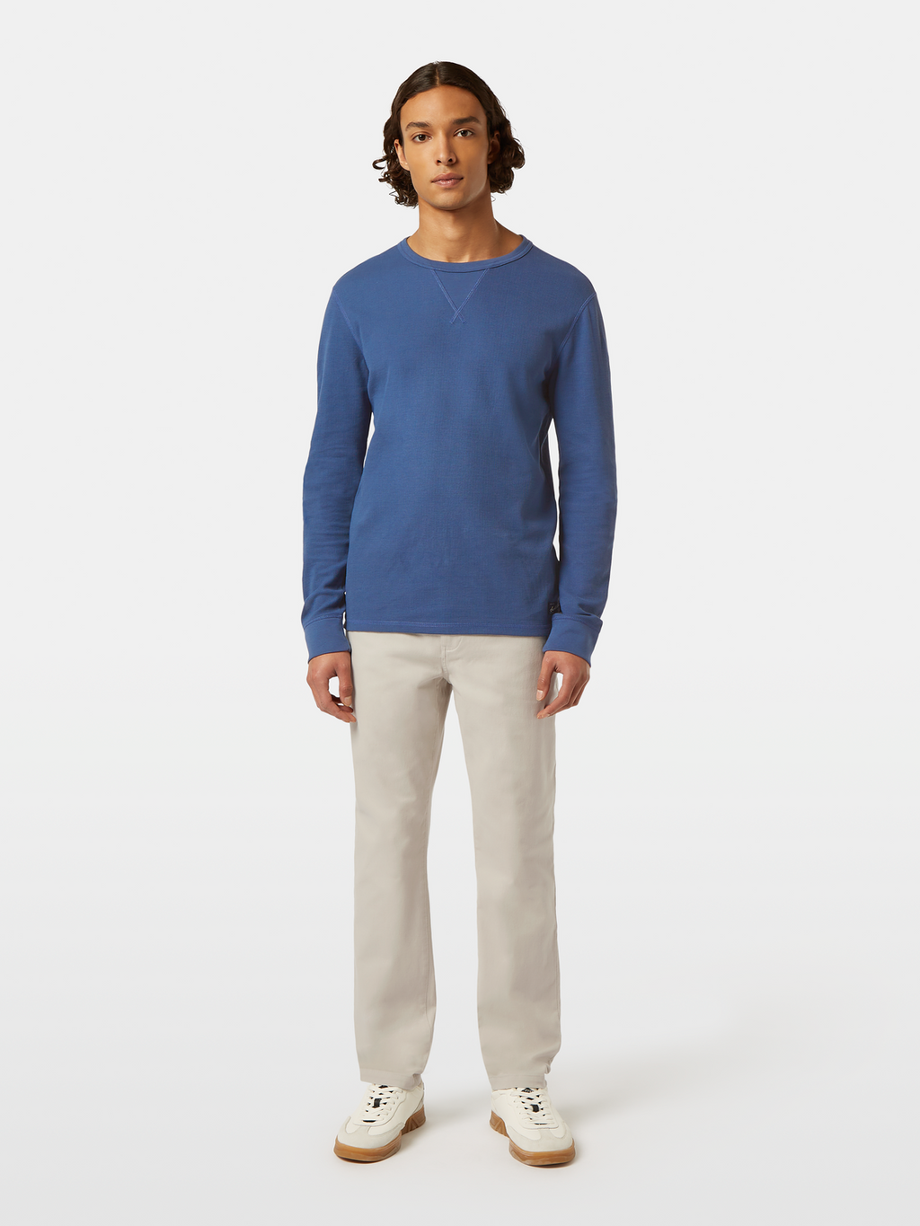 Stuart Washed Cotton-Blend Twill Chino