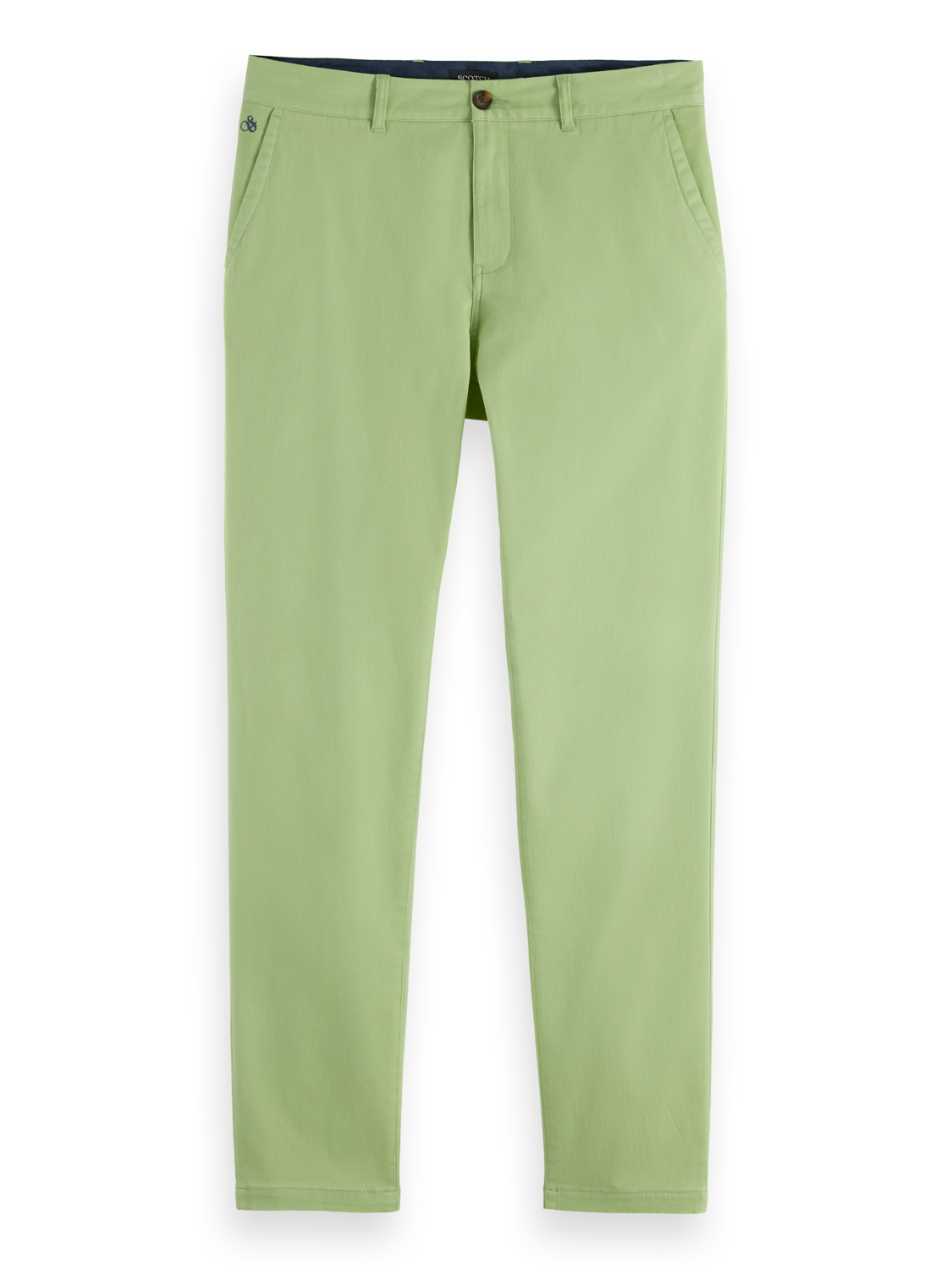 Stuart Washed Cotton-Blend Twill Chino