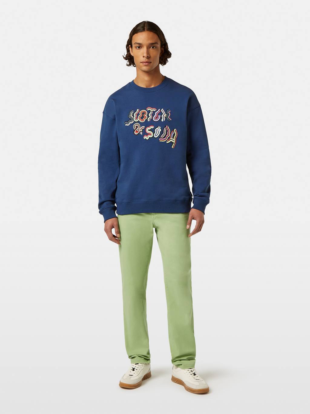 Stuart Washed Cotton-Blend Twill Chino