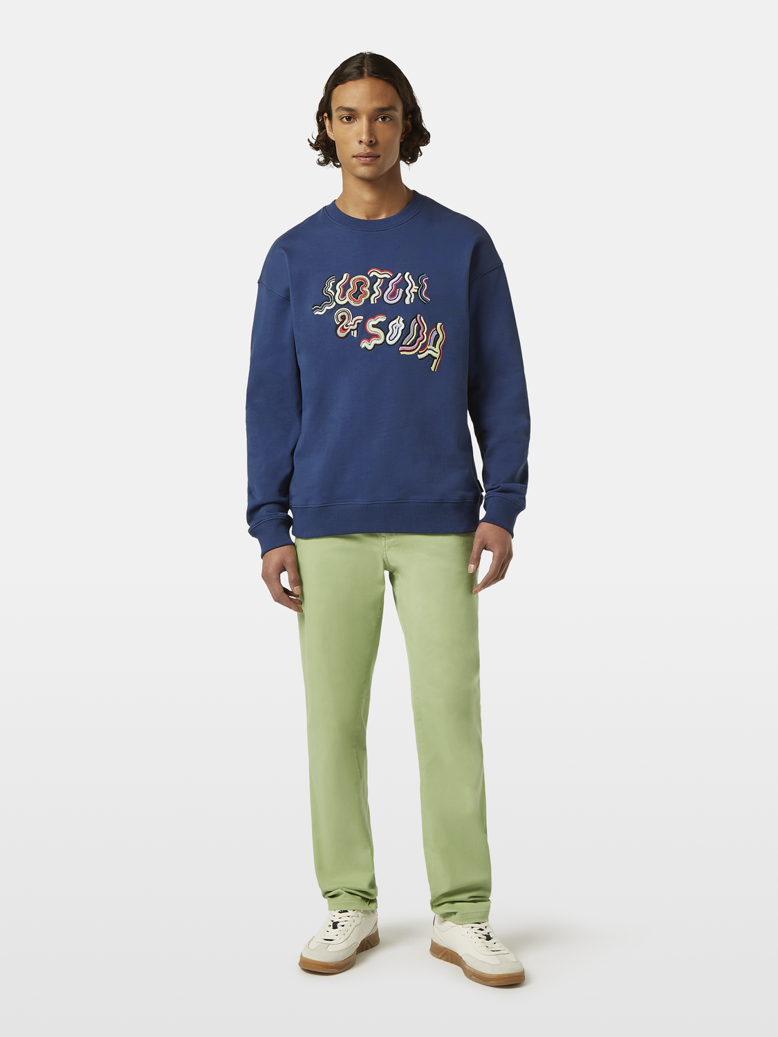 Stuart Washed Cotton-Blend Twill Chino