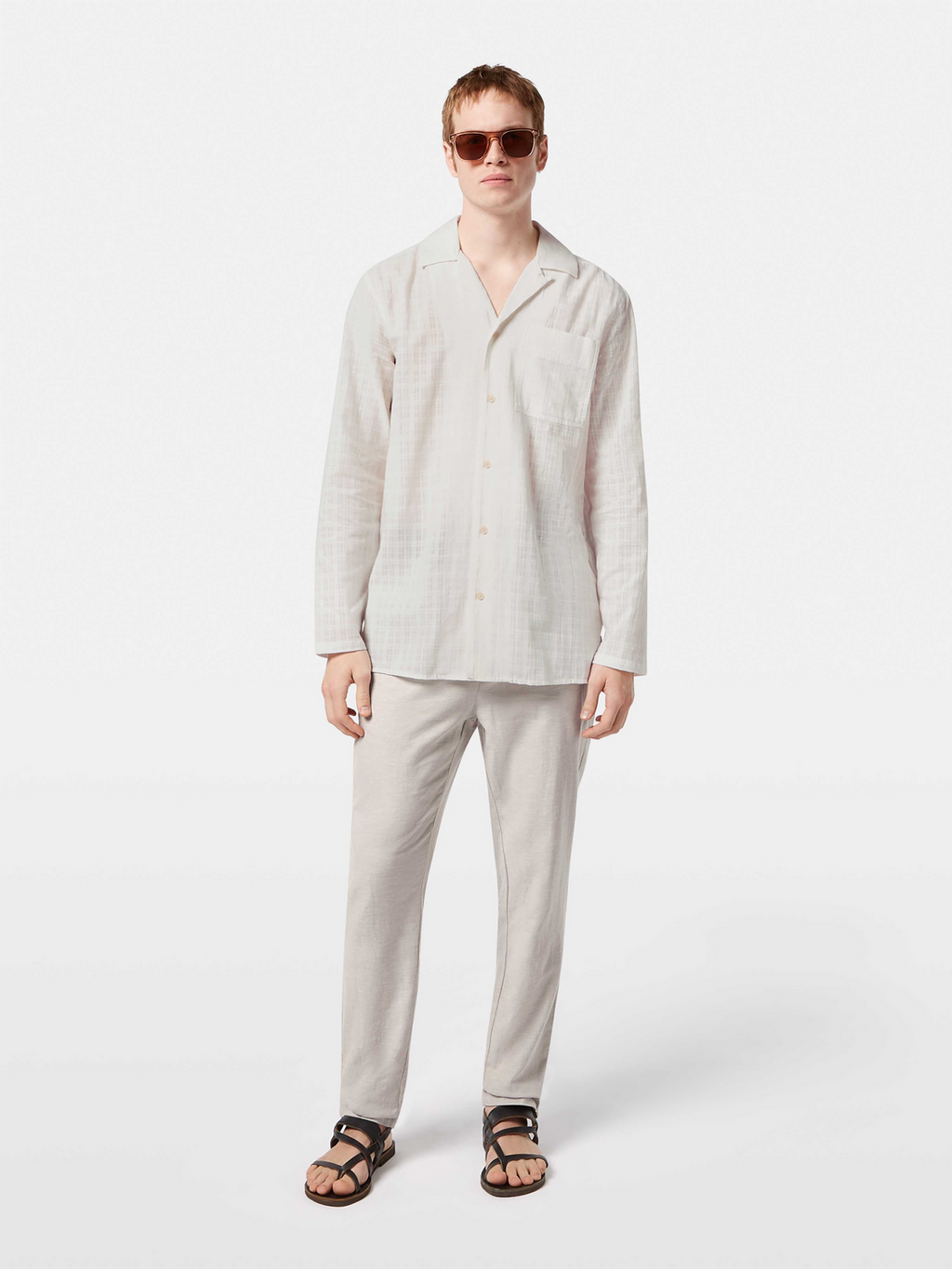 Warren Cotton-Linen Twill Jogger