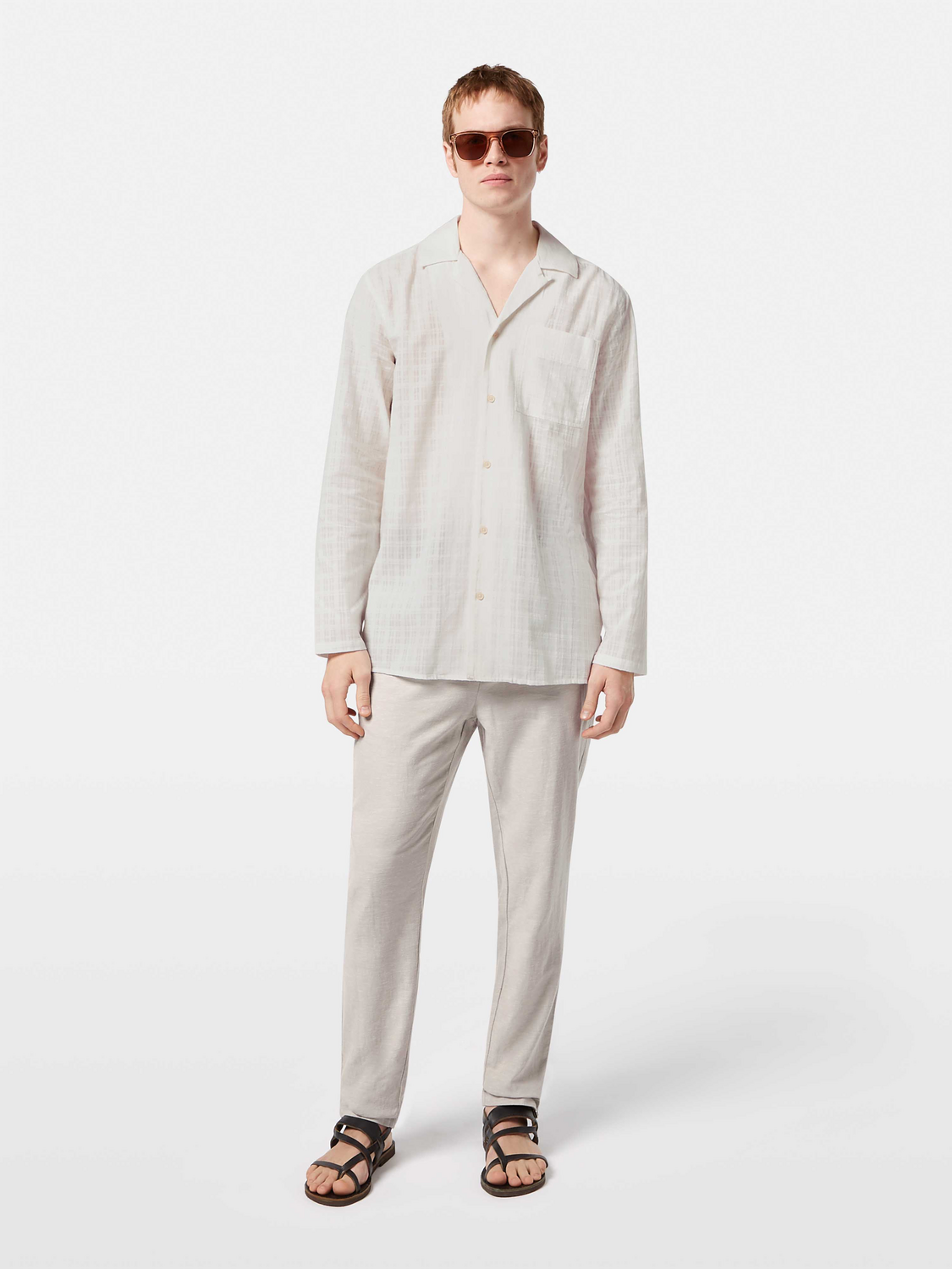 Warren Cotton-Linen Twill Jogger