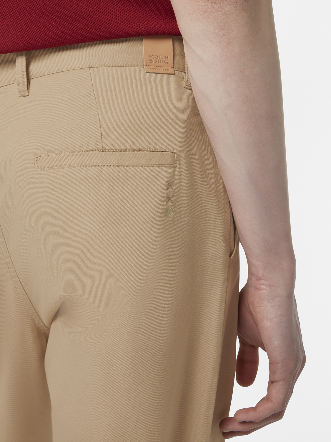 Clarke Cotton Twill Straight Fit Chino