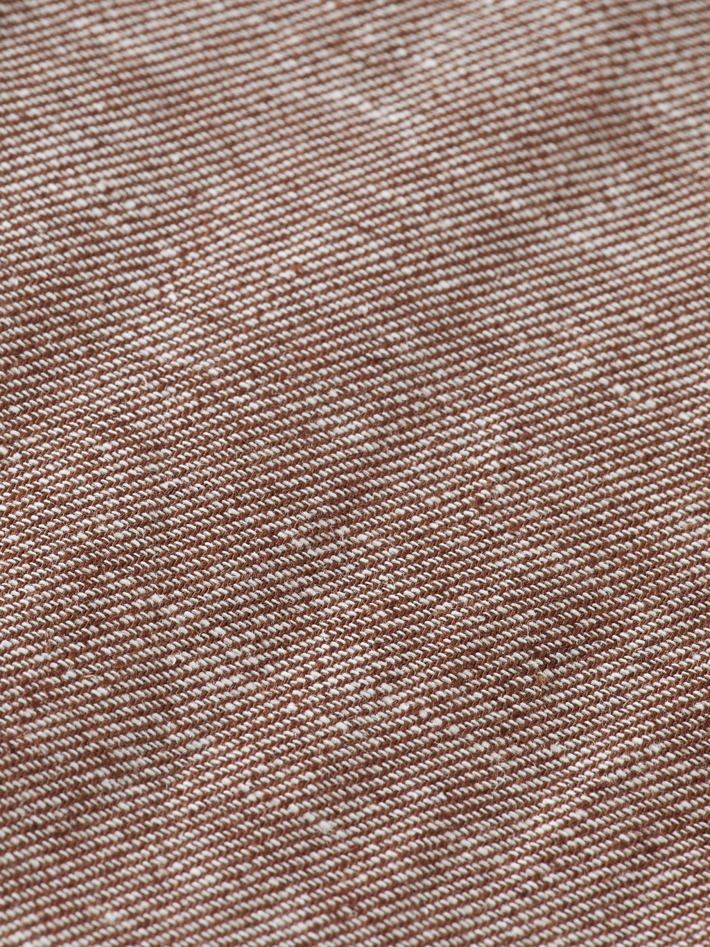 Pleated Straight Cotton-Linen Twill Chino