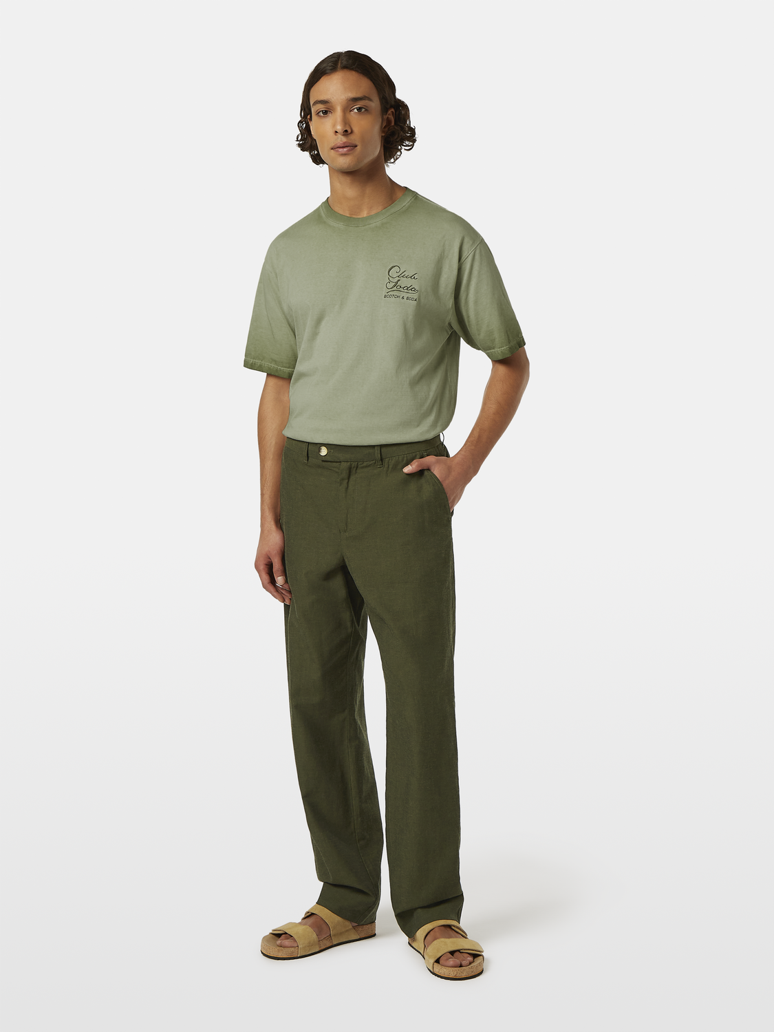 Otis Linen-Blend Chino
