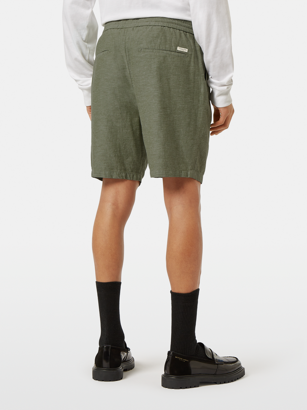 Fave Cotton-Linen Twill Bermuda