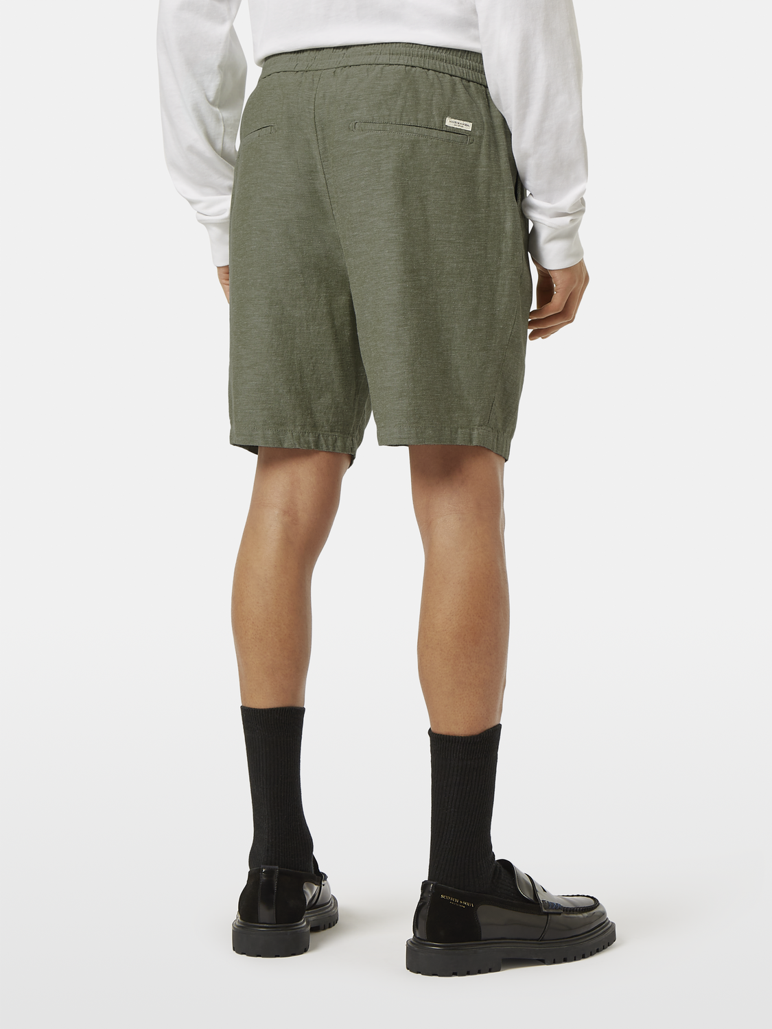 Fave Cotton-Linen Twill Bermuda