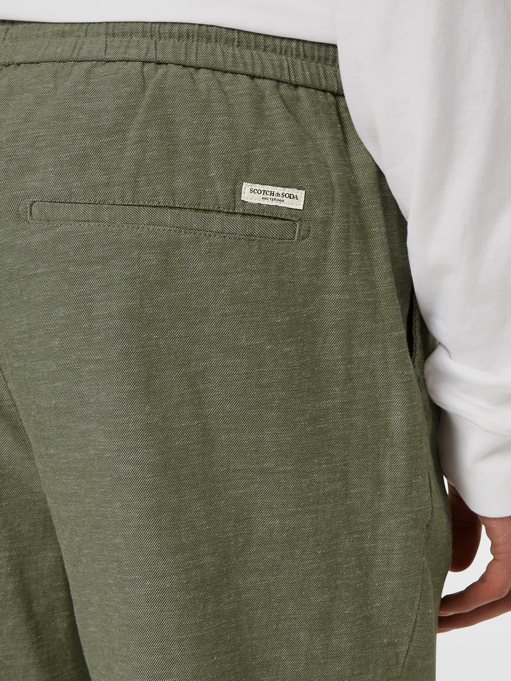 Fave Cotton-Linen Twill Bermuda