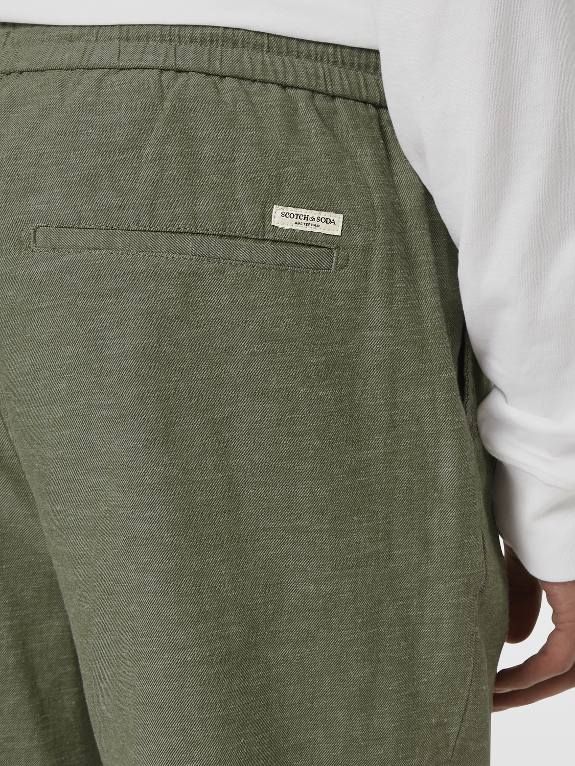 Fave Cotton-Linen Twill Bermuda