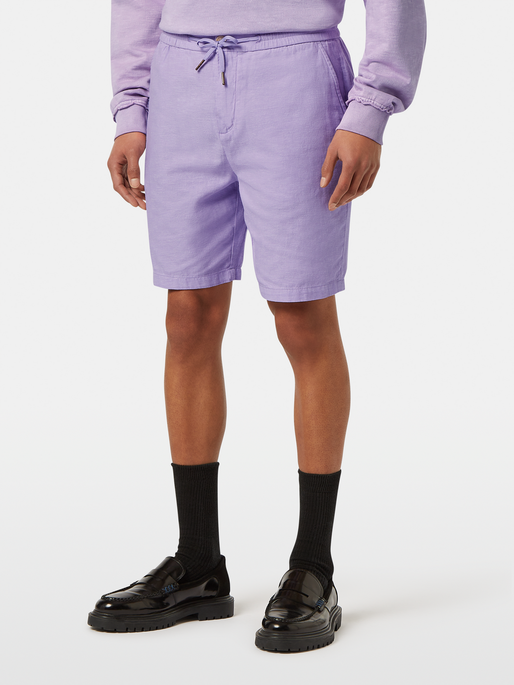 Fave Cotton-Linen Twill Bermuda