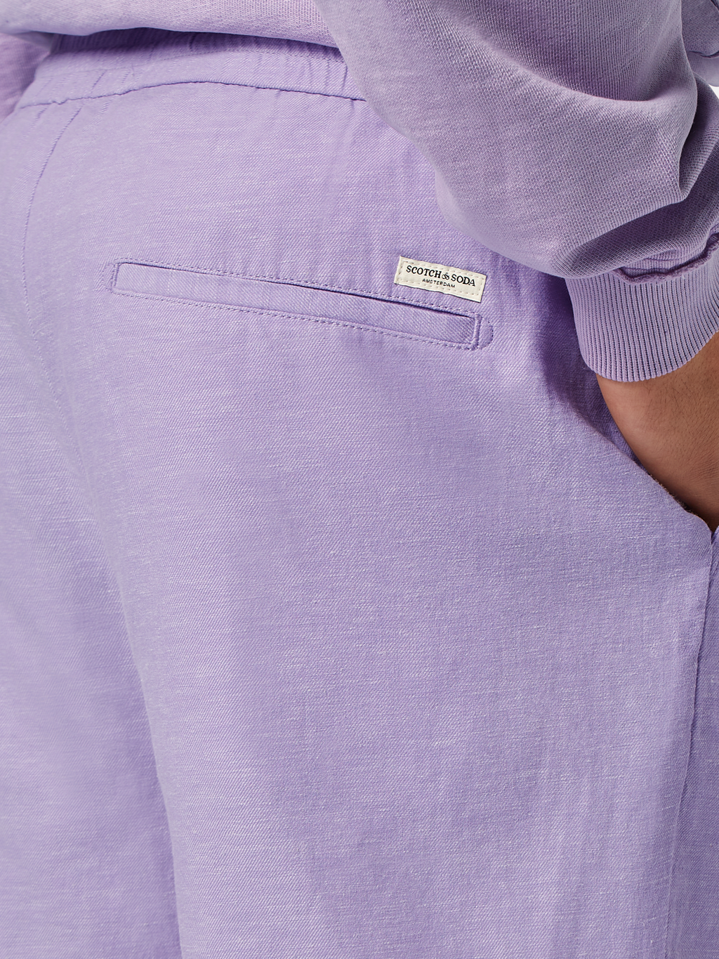 Fave Cotton-Linen Twill Bermuda