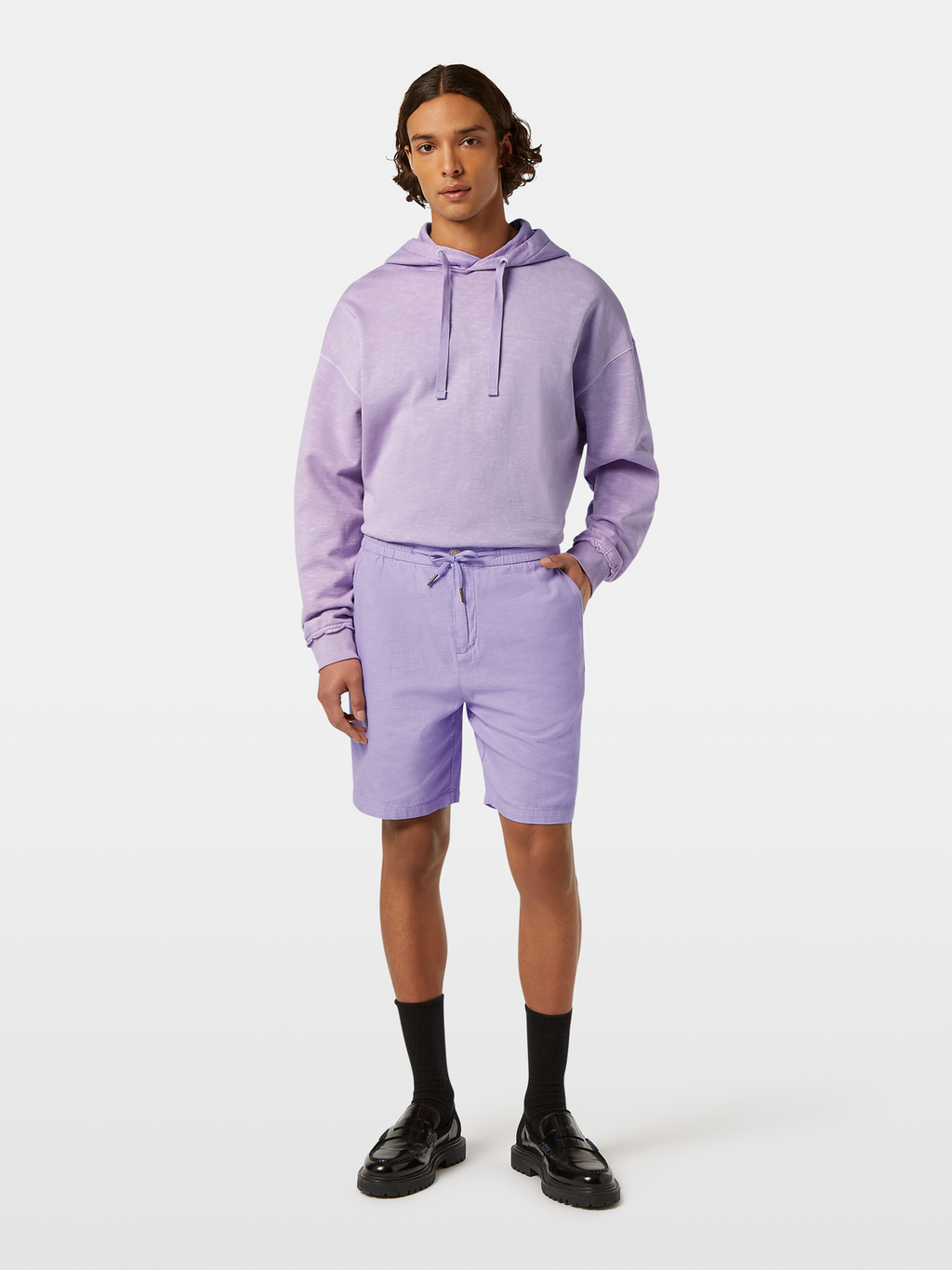 Fave Cotton-Linen Twill Bermuda