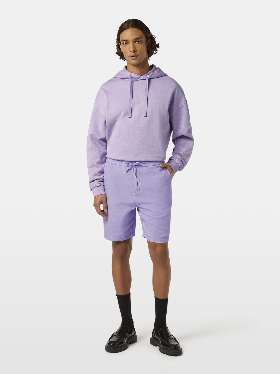 Fave Cotton-Linen Twill Bermuda