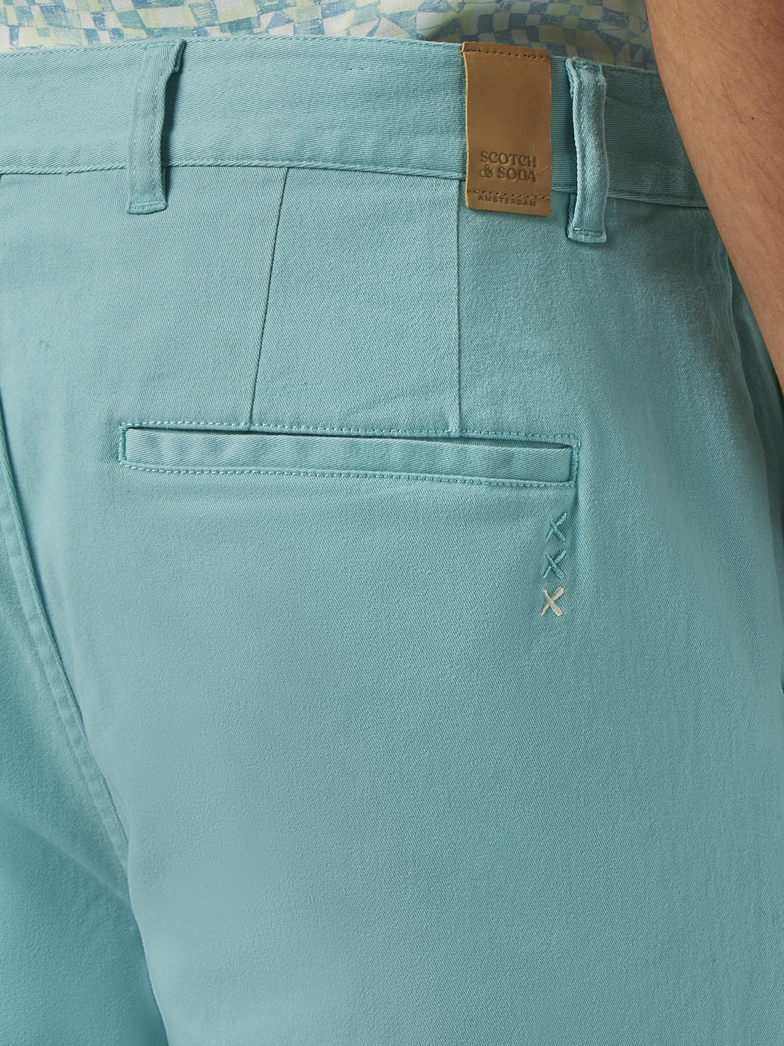 Stuart Washed Cotton-Blend Twill Chino Short