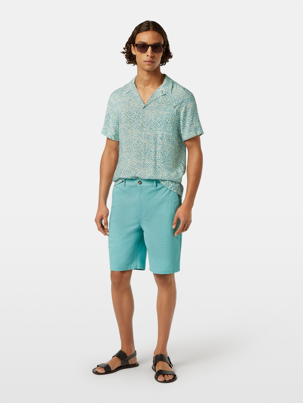Stuart Washed Cotton-Blend Twill Chino Short