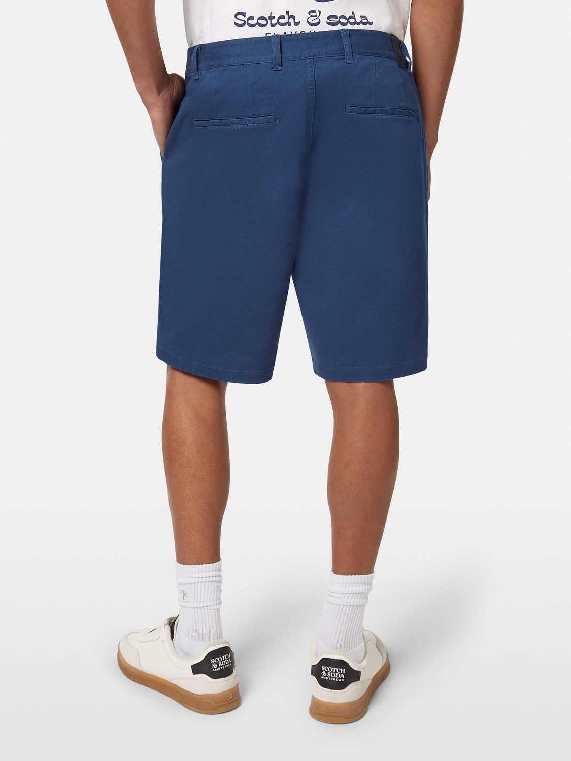 Stuart Washed Cotton-Blend Twill Chino Short – Scotch & Soda Stuart Washed Cotton-Blend Twill Chino Short – Scotch & Soda