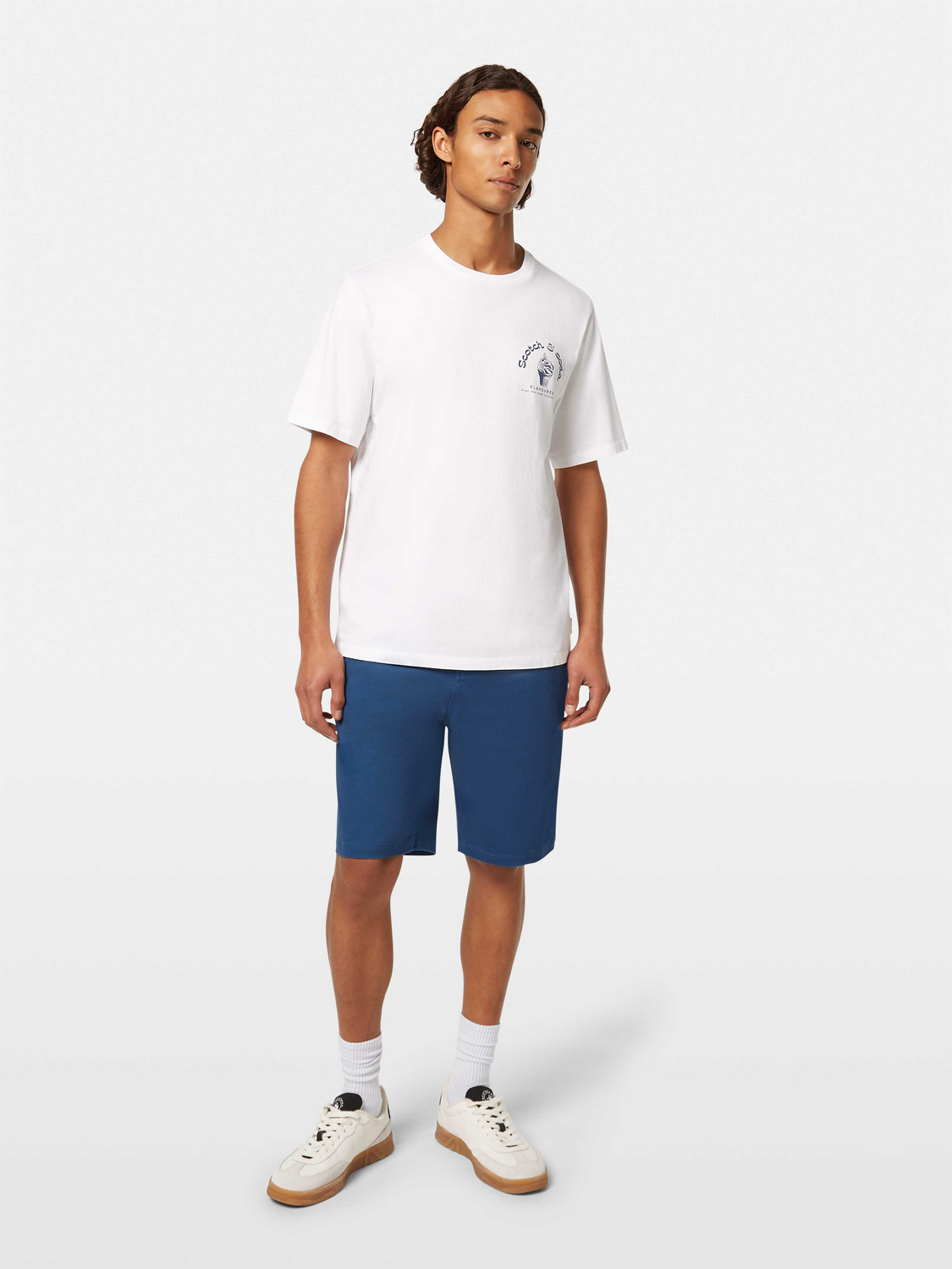 Stuart Washed Cotton-Blend Twill Chino Short