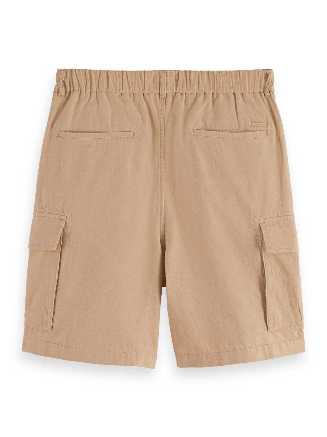 Relaxed-Fit Cotton-Linen Cargo Short