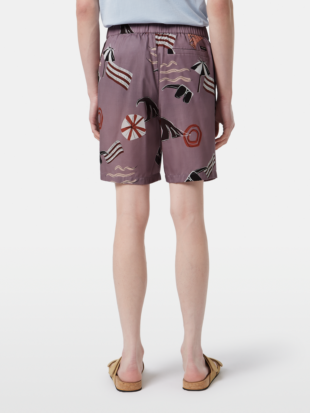 Fave Relaxed-Fit Printed Tencel Bermuda Short