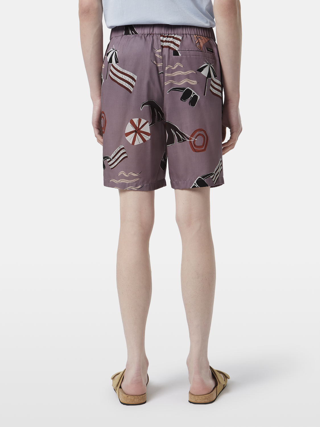 Fave Relaxed-Fit Printed Tencel Bermuda Short