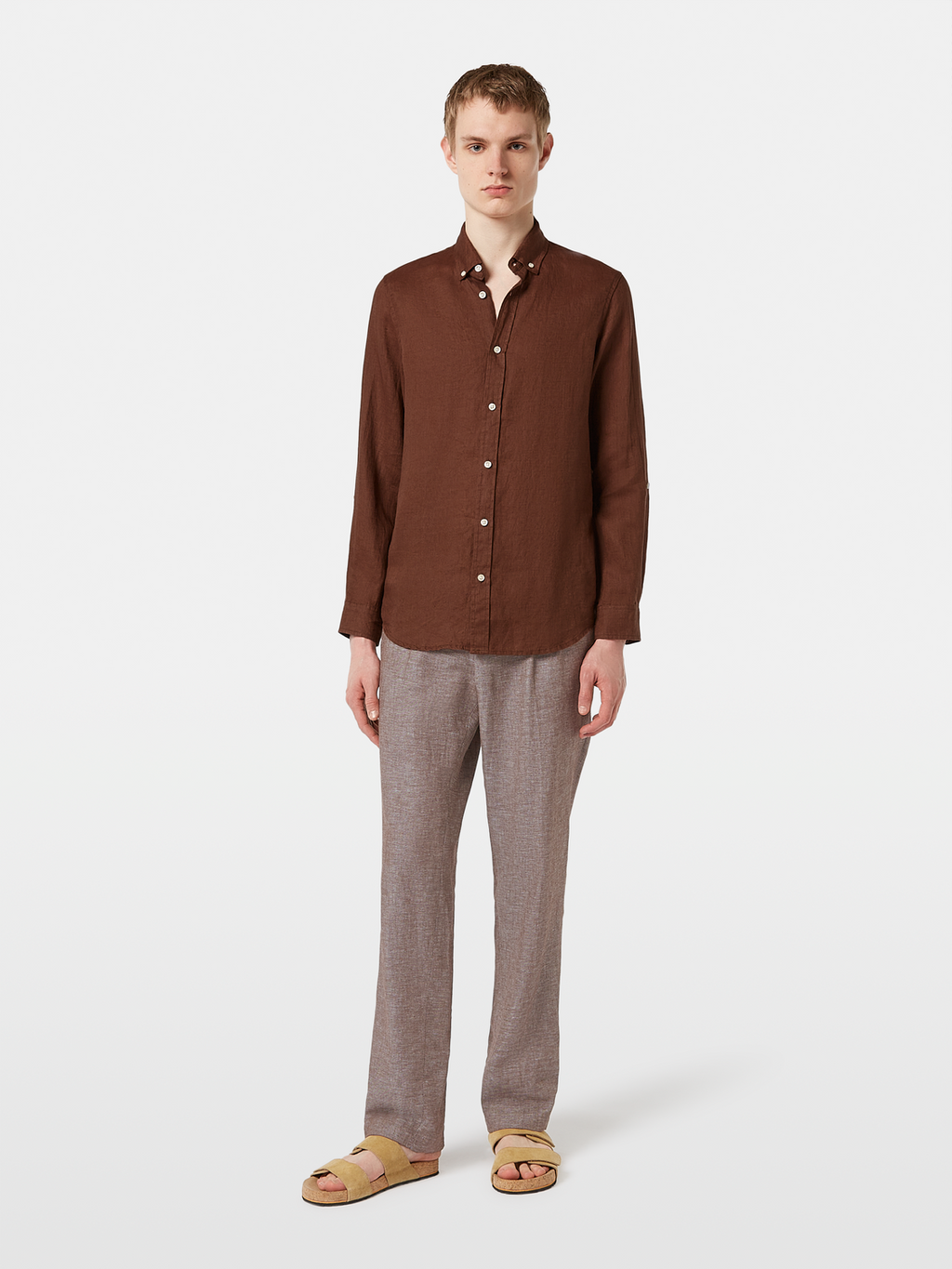 Regular-Fit Linen Shirt