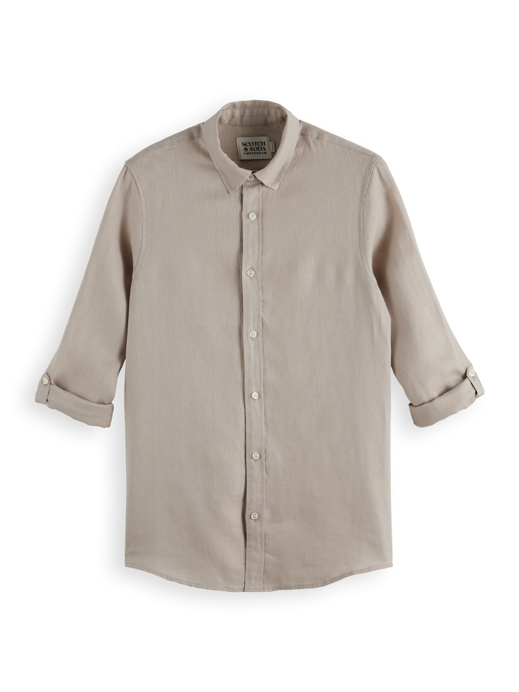 Regular Fit Linen Button Down Shirt