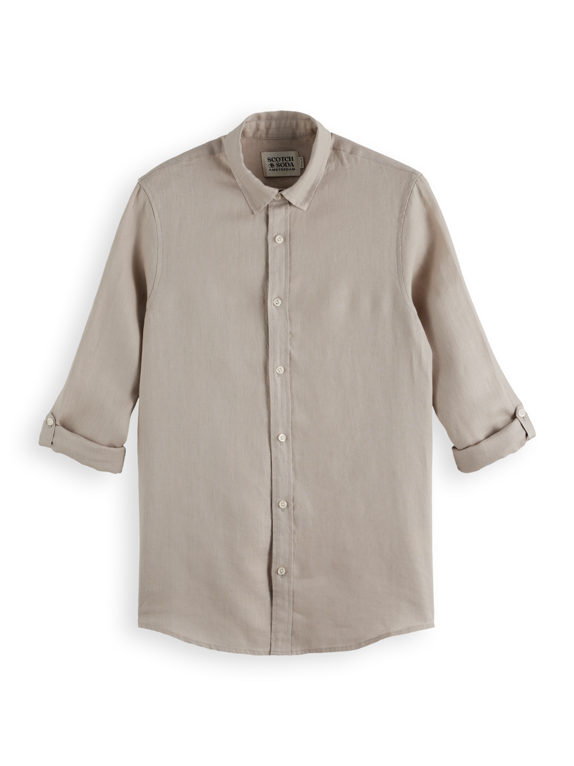 Regular Fit Linen Button Down Shirt