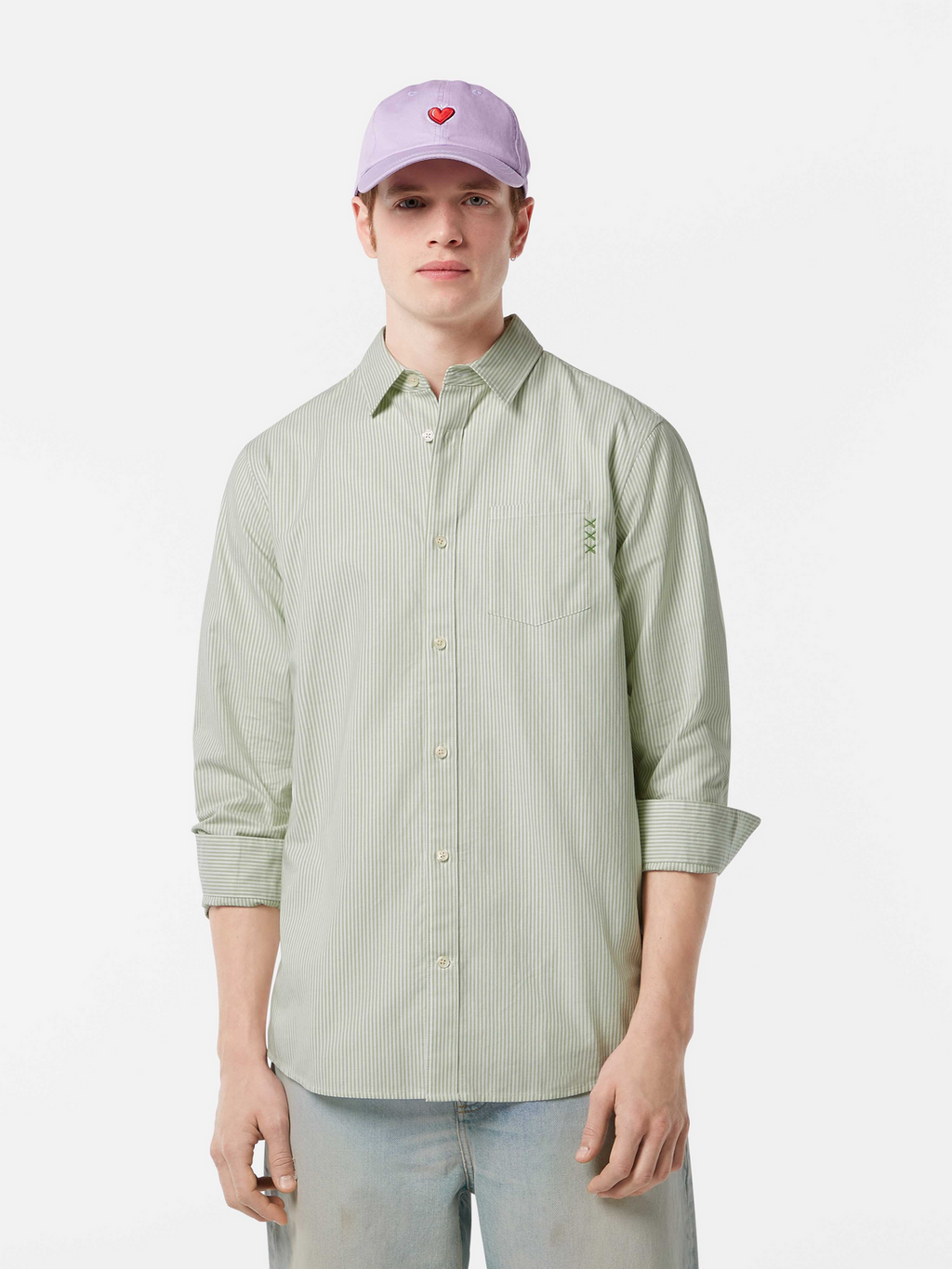 Regular Fit Striped Oxford Shirt