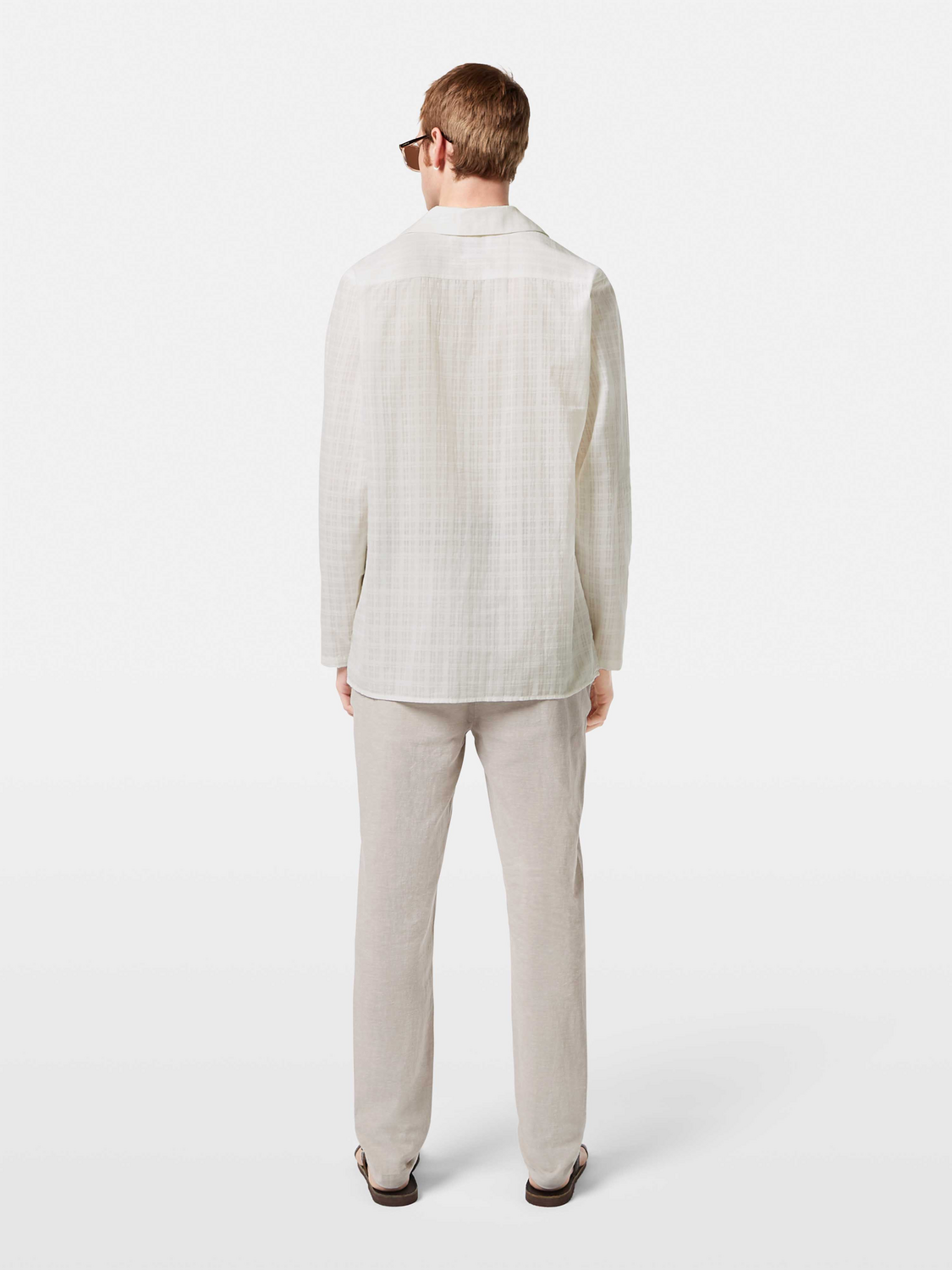 Regular-Fit Cotton Voile Shirt