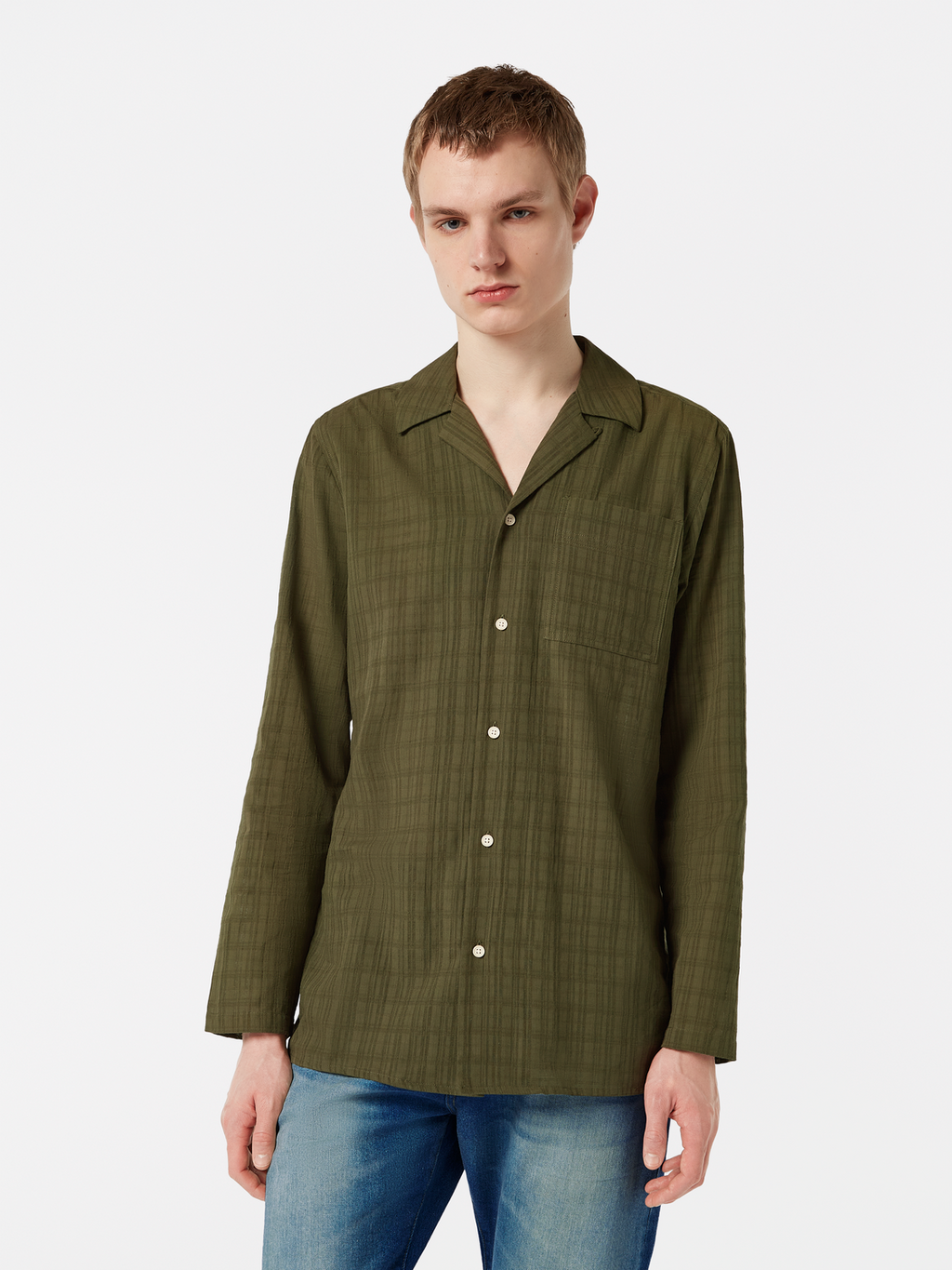 Cotton Voile Regular-Fit Shirt