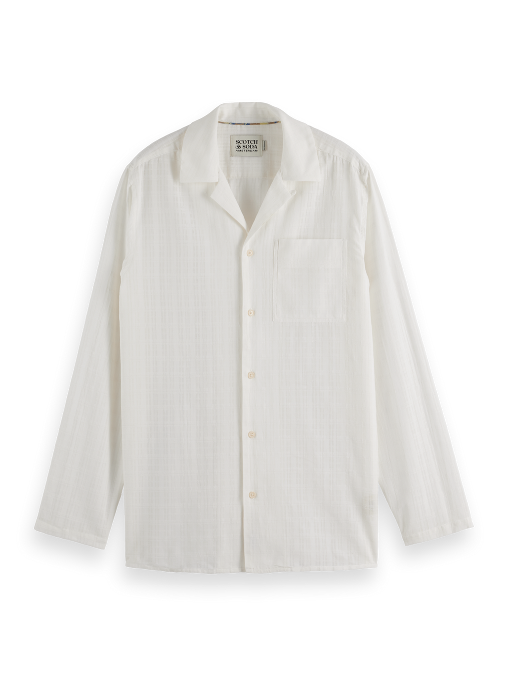 Regular-Fit Cotton Voile Shirt