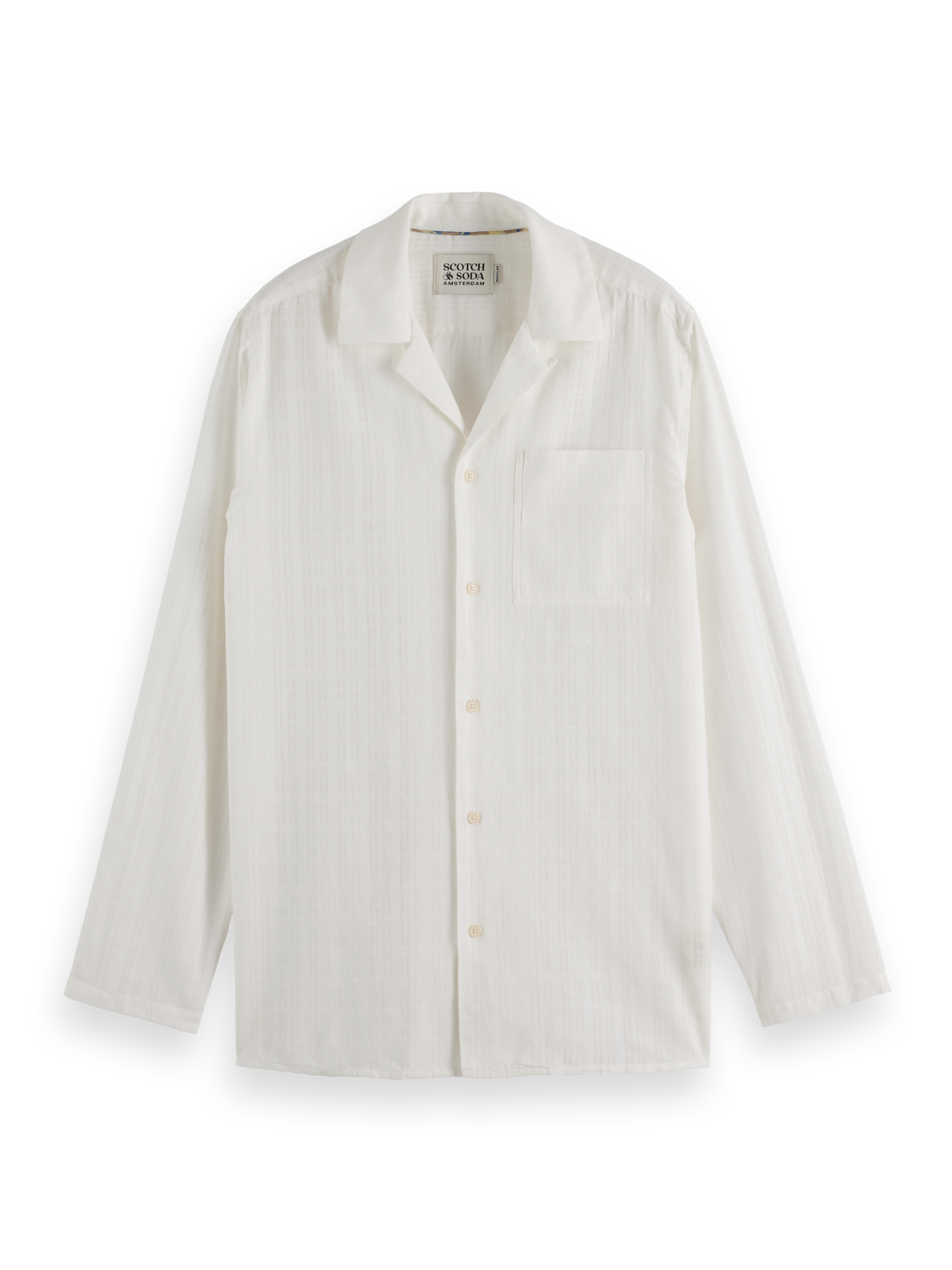 Regular-Fit Cotton Voile Shirt