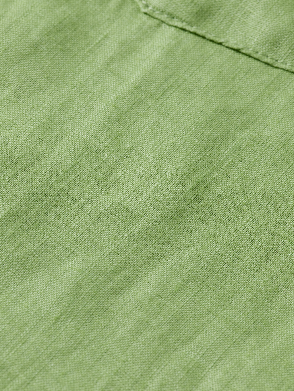 Regular Fit Linen Short Sleeve Button Down Shirt