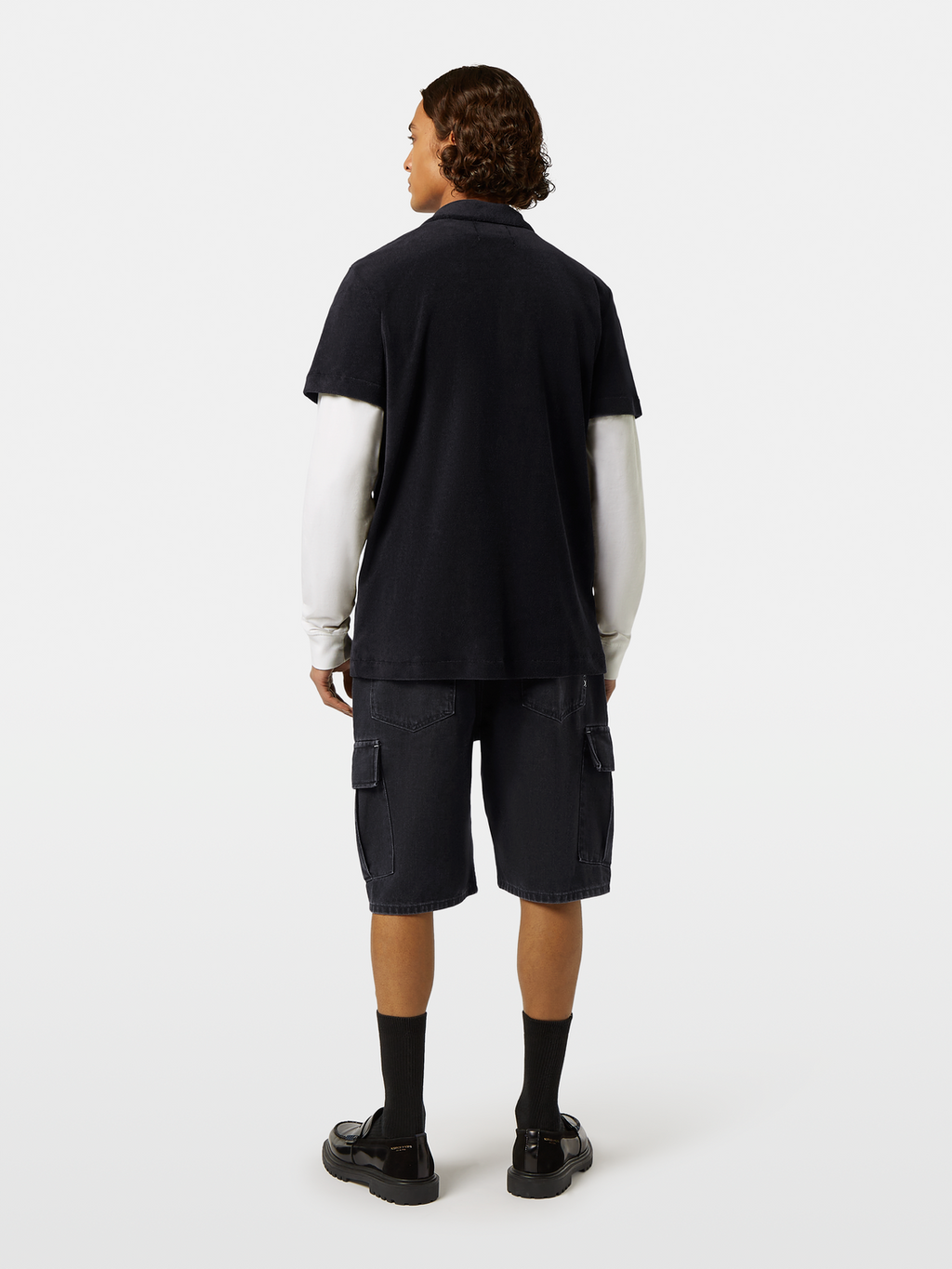 Short Sleeve Regular-Fit Terrycloth Shirt