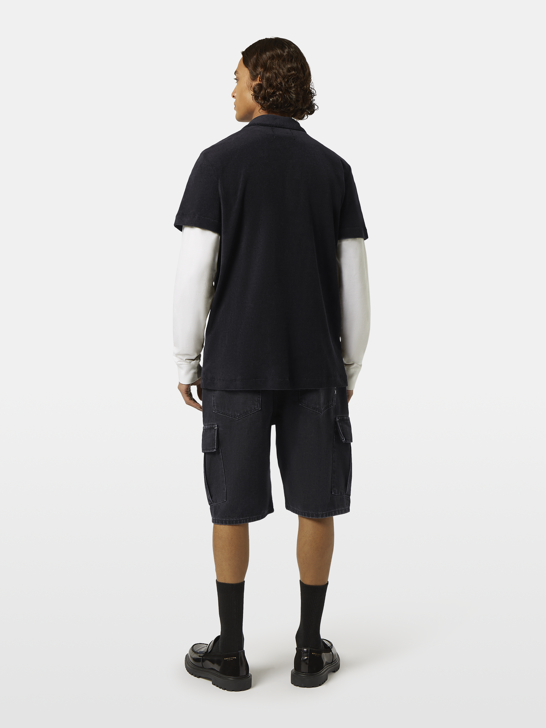 Short Sleeve Regular-Fit Terrycloth Shirt