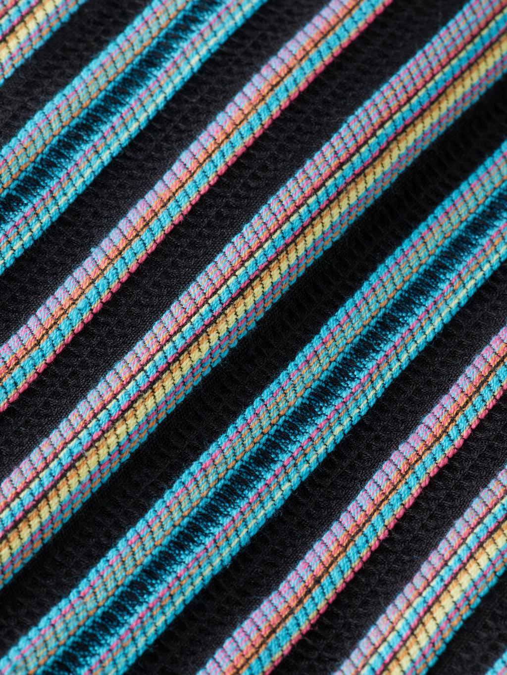 Striped Short Sleeve Relaxed-Fit Jacquard Shirt