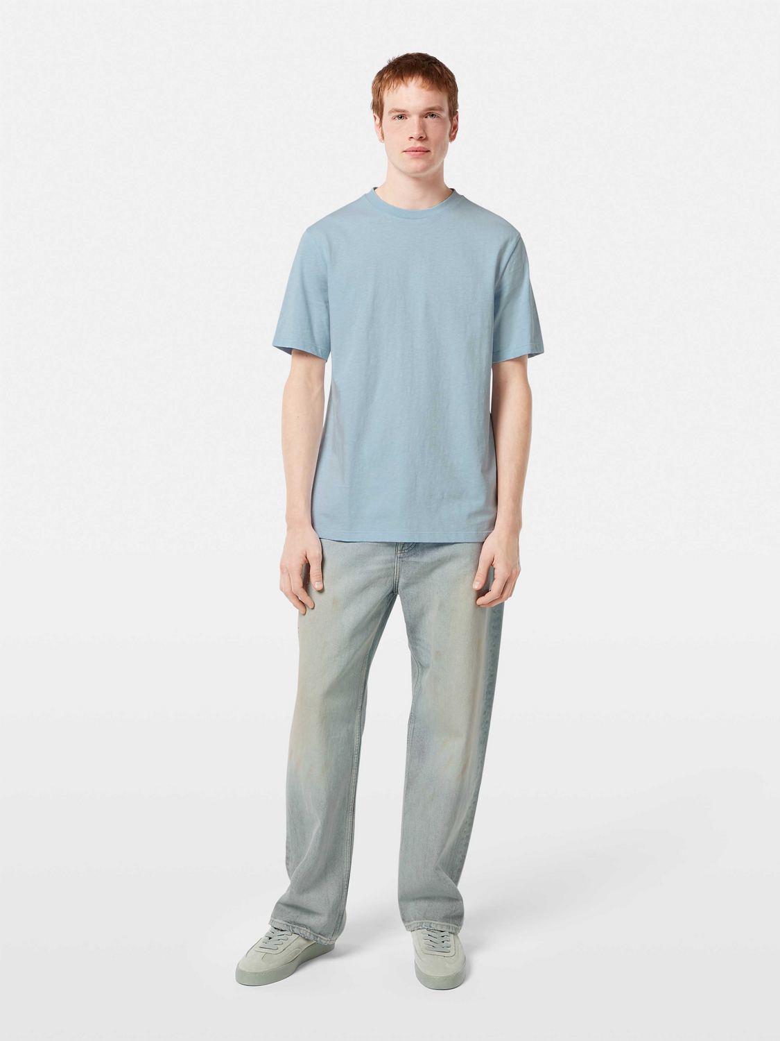 Regular-Fit Cotton-Linen T-Shirt