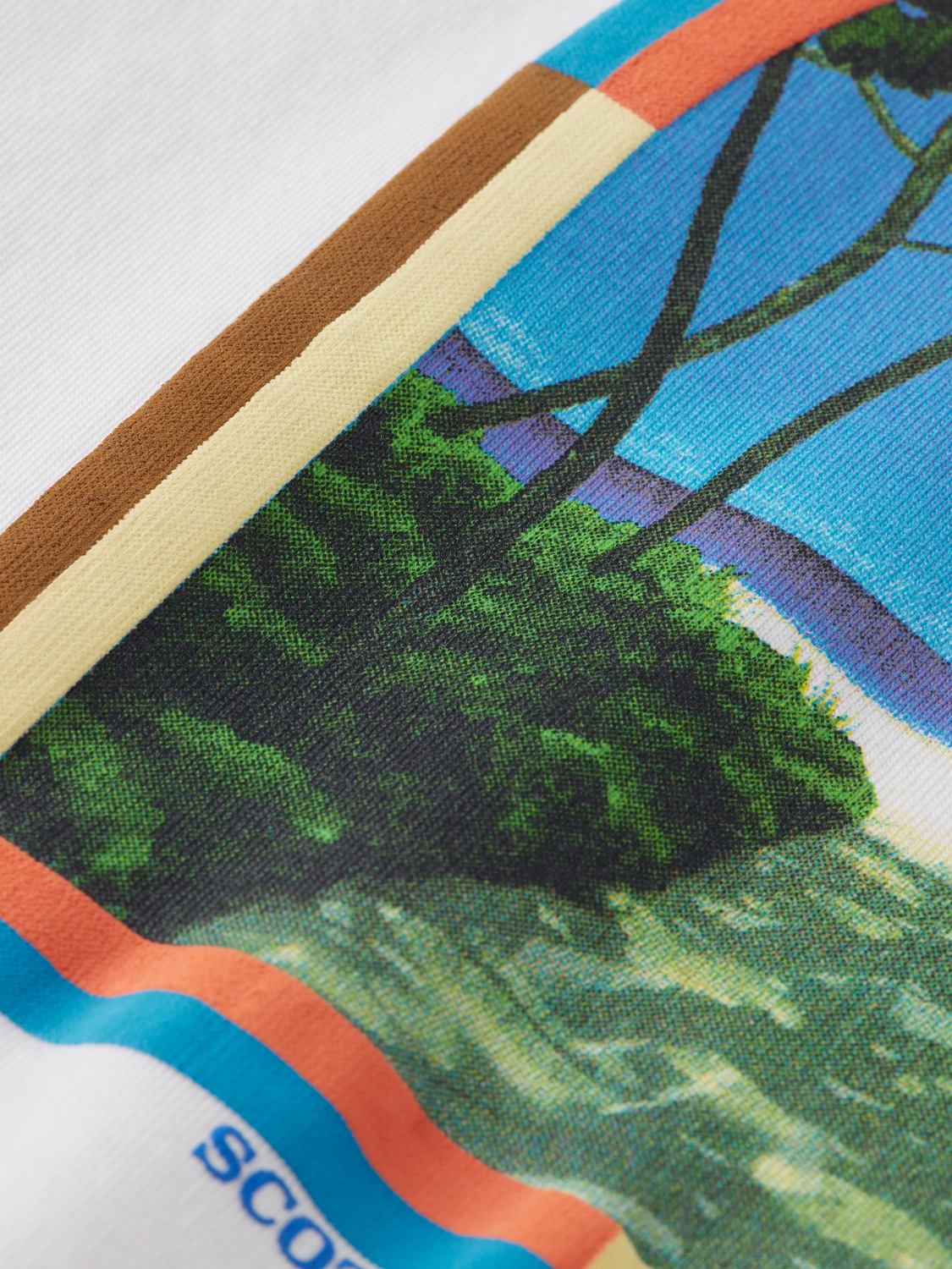 Loose Fit Printed Artwork T-Shirt