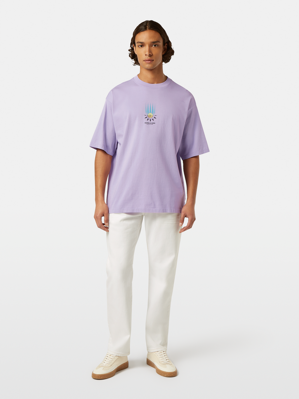 Loose Fit Front Printed Artwork T-Shirt