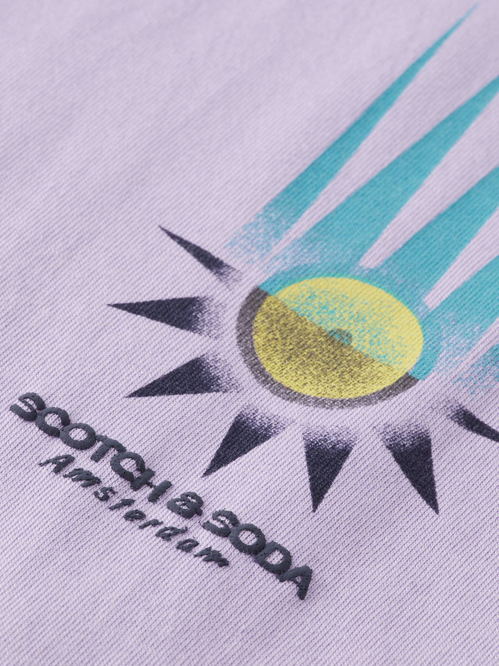 Loose Fit Front Printed Artwork T-Shirt