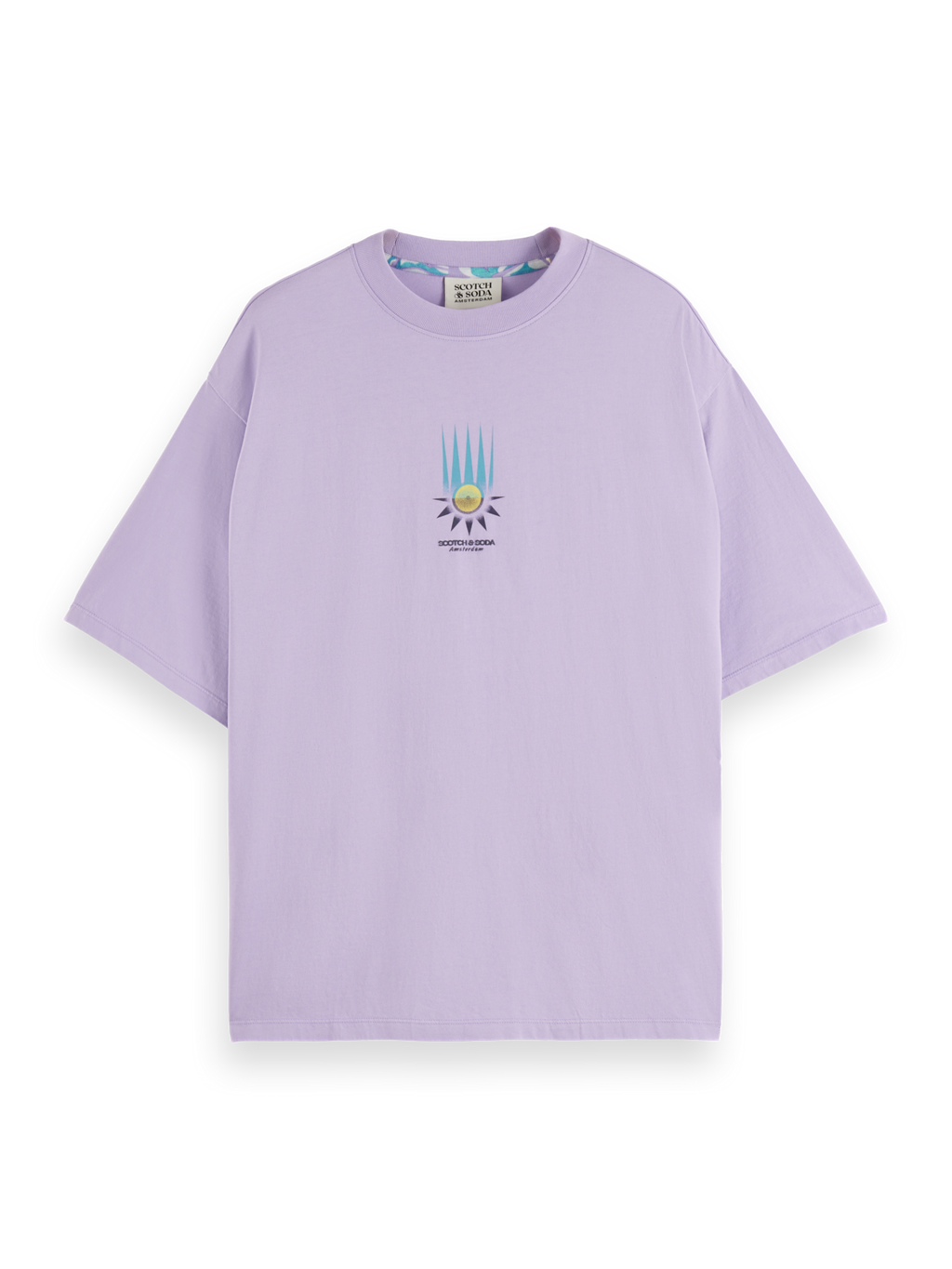 Loose Fit Front Printed Artwork T-Shirt