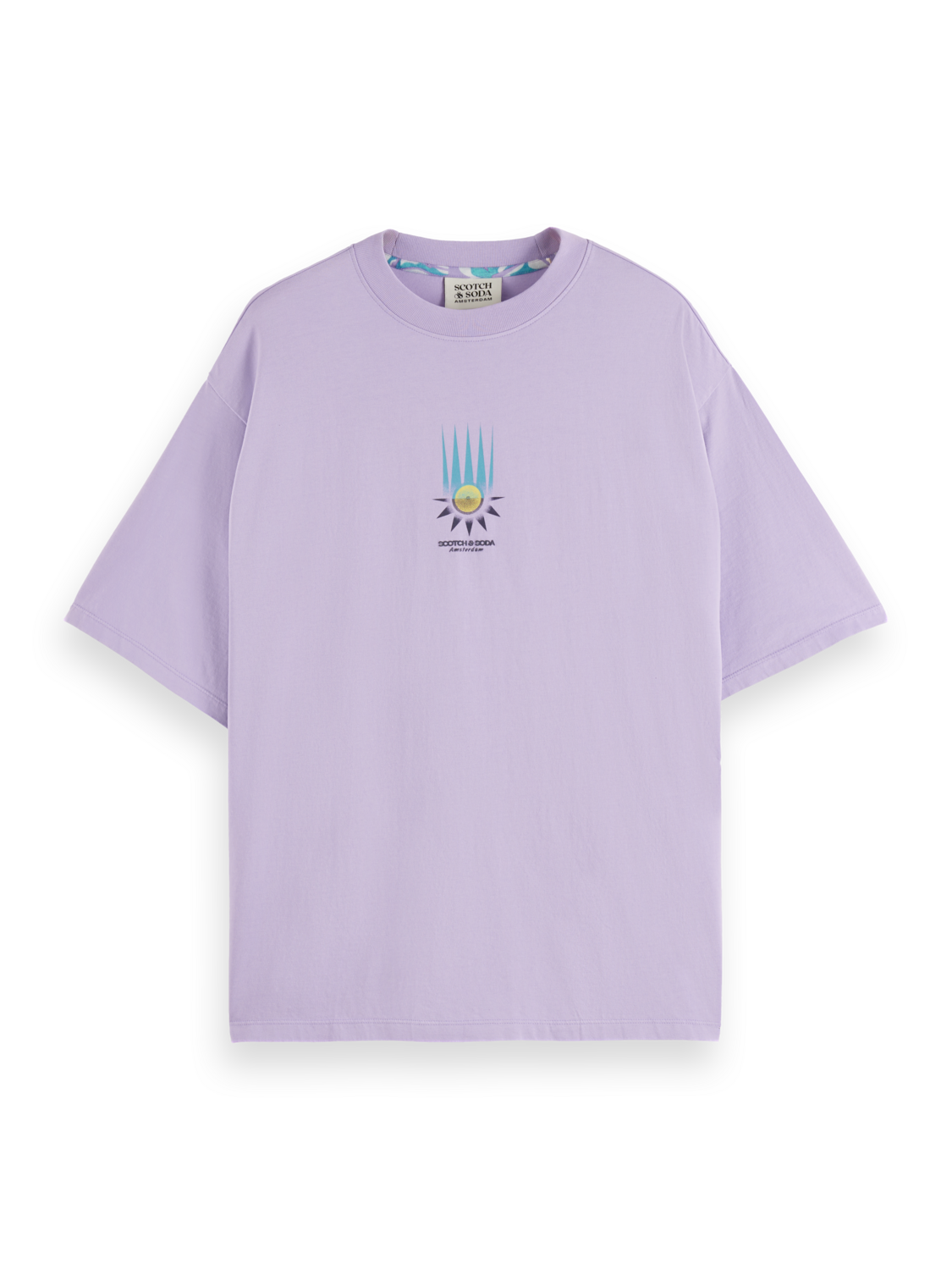 Loose Fit Front Printed Artwork T-Shirt